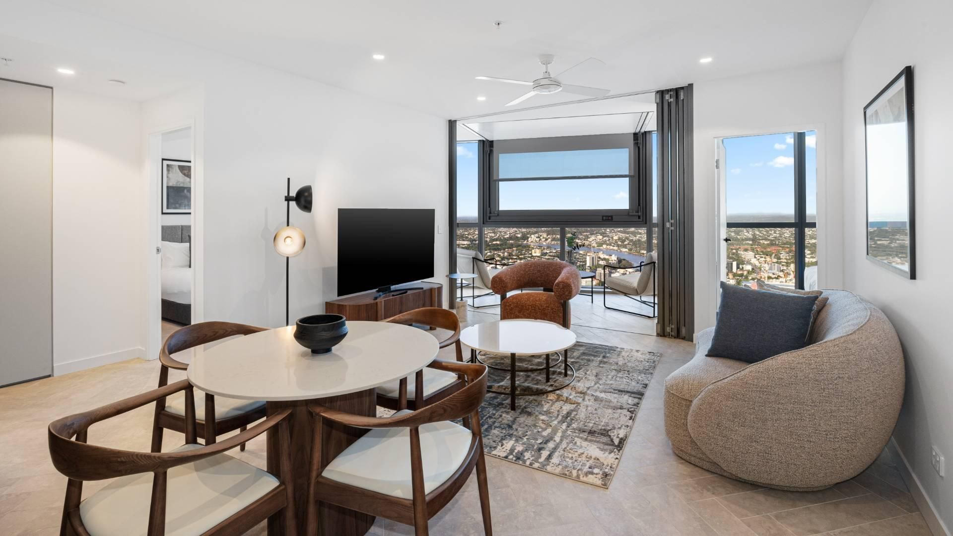 2 Bedroom Premium Skyline View - No Housekeeping