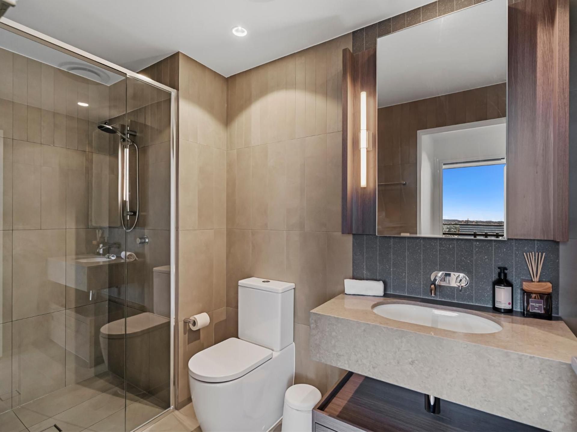 One-Bedroom Apartment with Balcony and City View