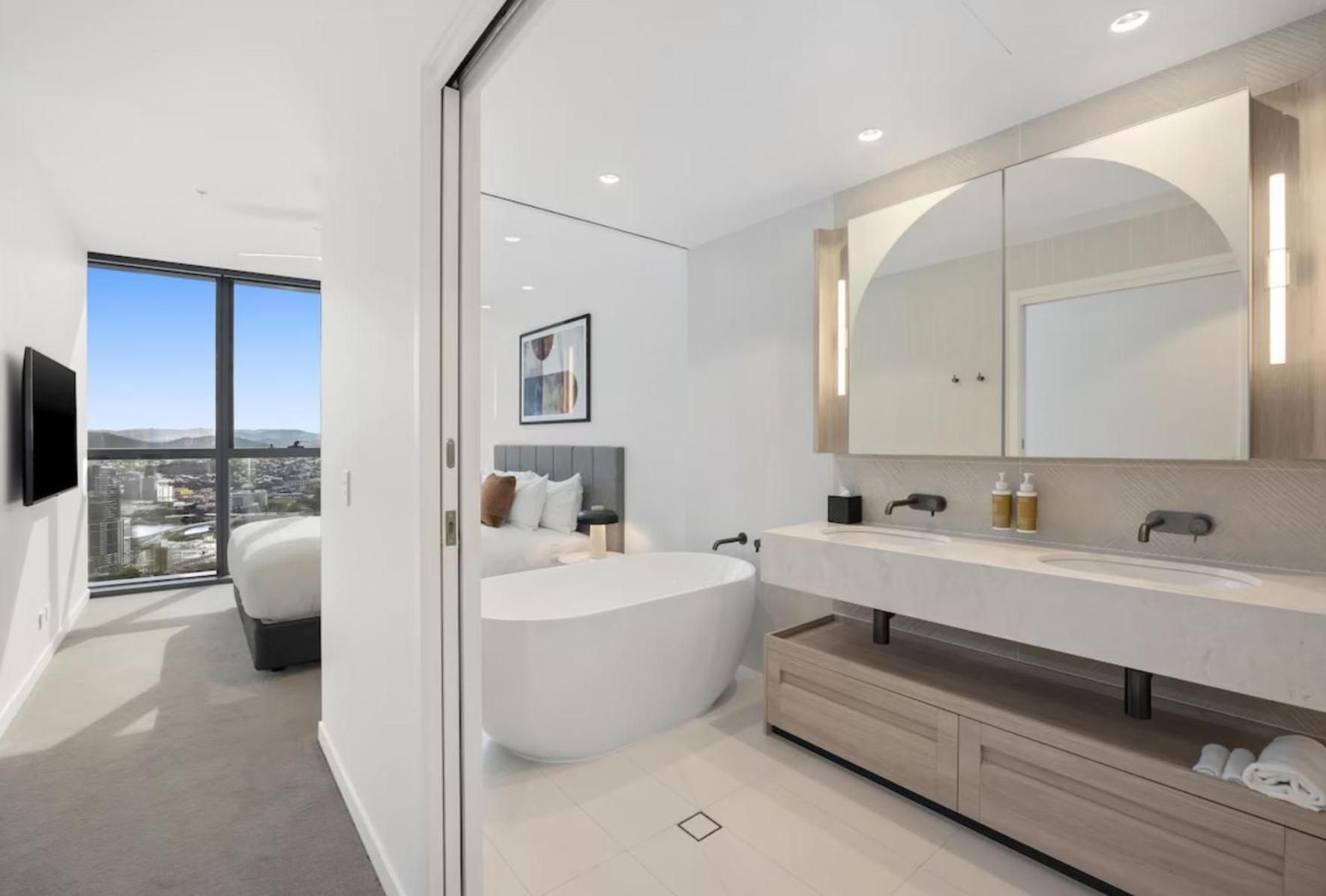 Three-Bedroom Apartment with Water View