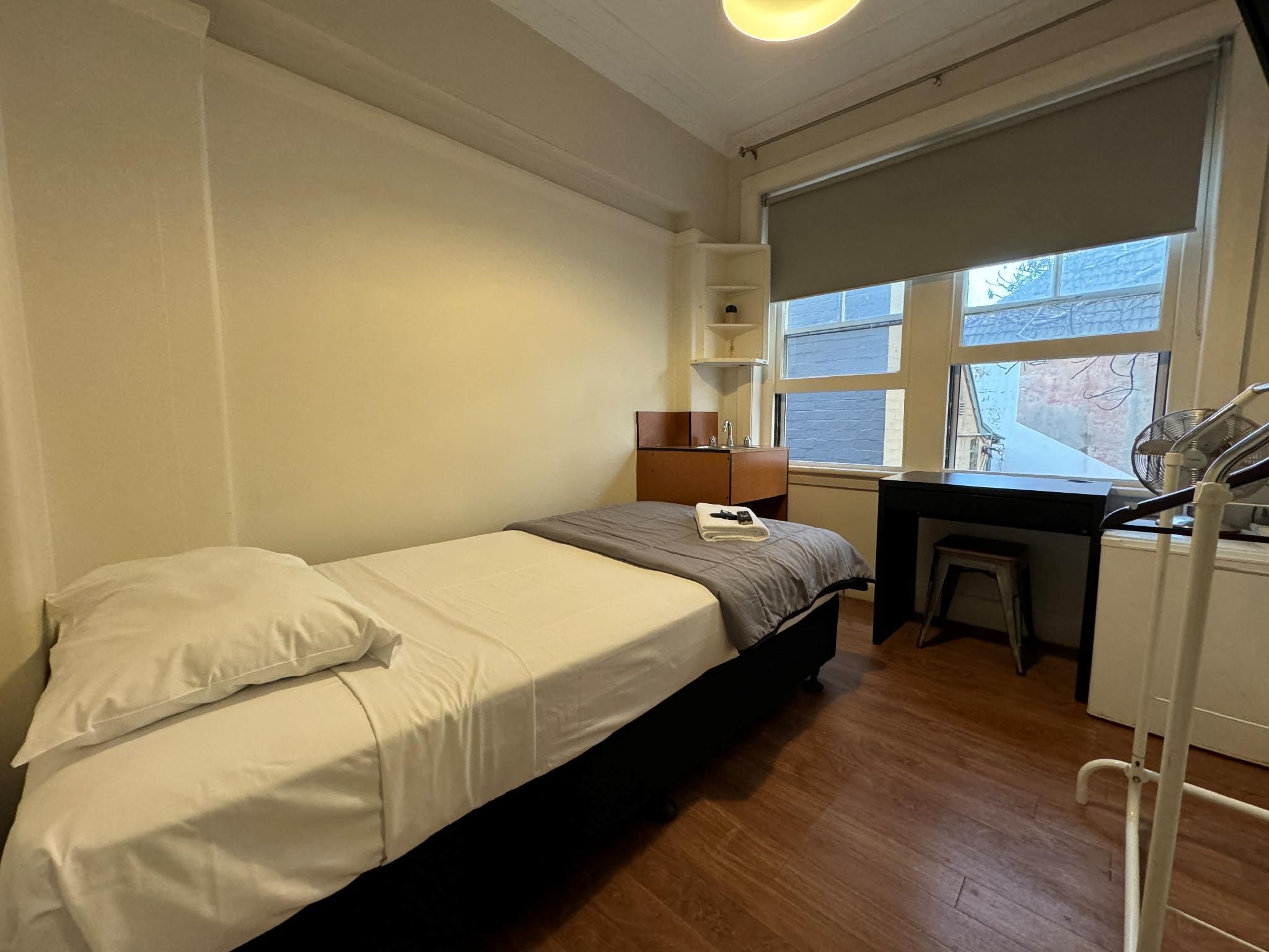 Single Room with Shared Bathroom