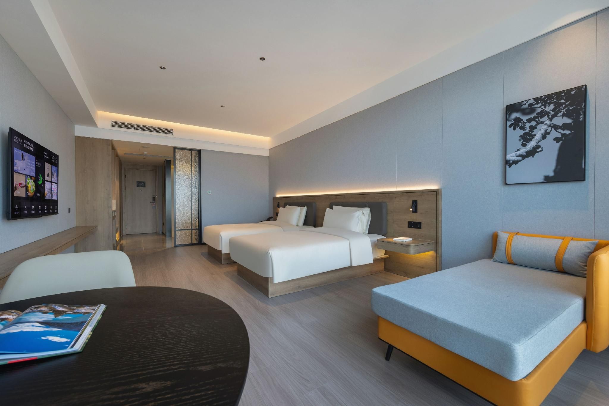 Atour S Hotel Jinan CBD Olympic West Road Atour - JIMU Twin Room with City View 2