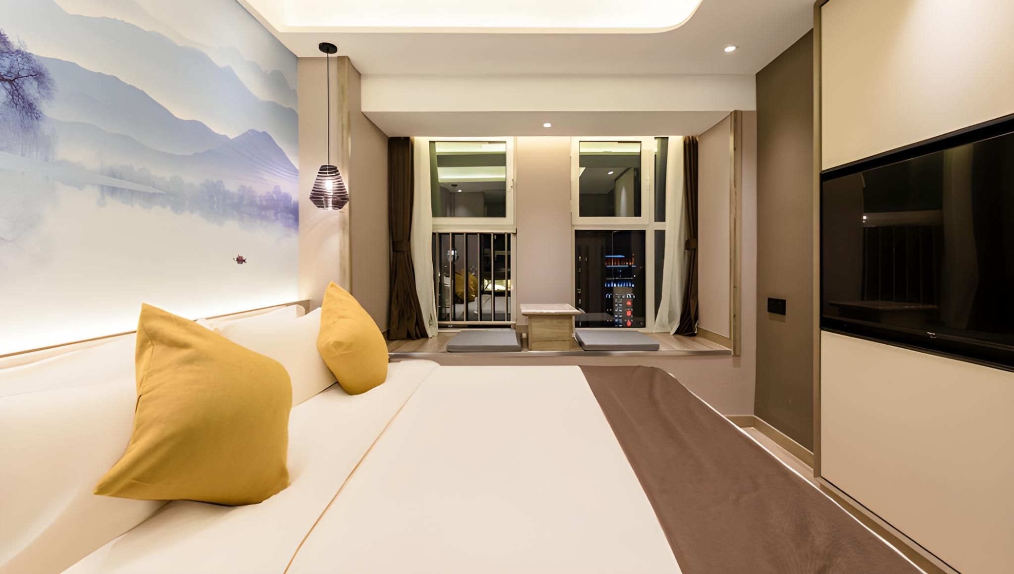 Vyluk Hotel Ji'nan Mixc City Provincial Museum Lvyue - Zhenxuan One Bed Room