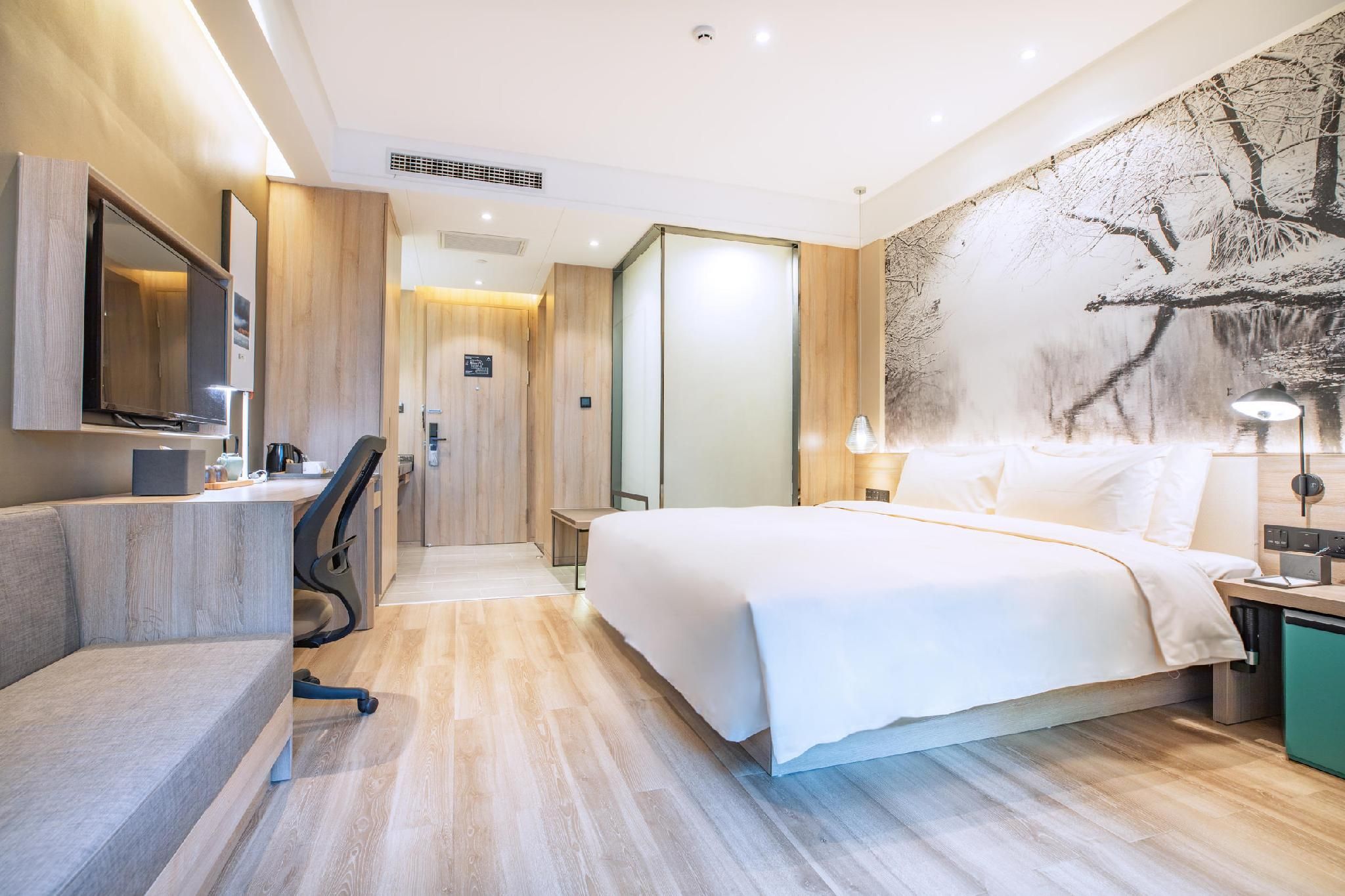 Atour Hotel Ji‘nan Zhangqiu Shiji Avenue Atour - Elegant Twin Bed Room