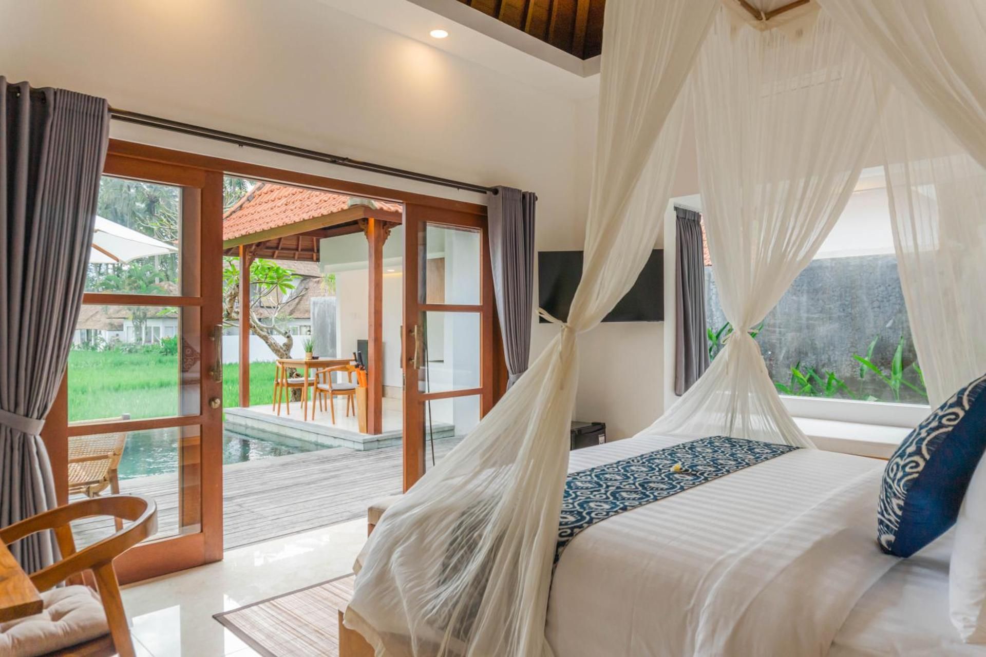 One Bedroom Private Pool Ricefields View