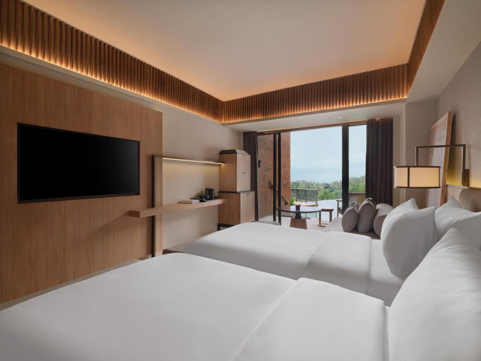Superior Room, Balcony And Pool View - 2 Single Beds