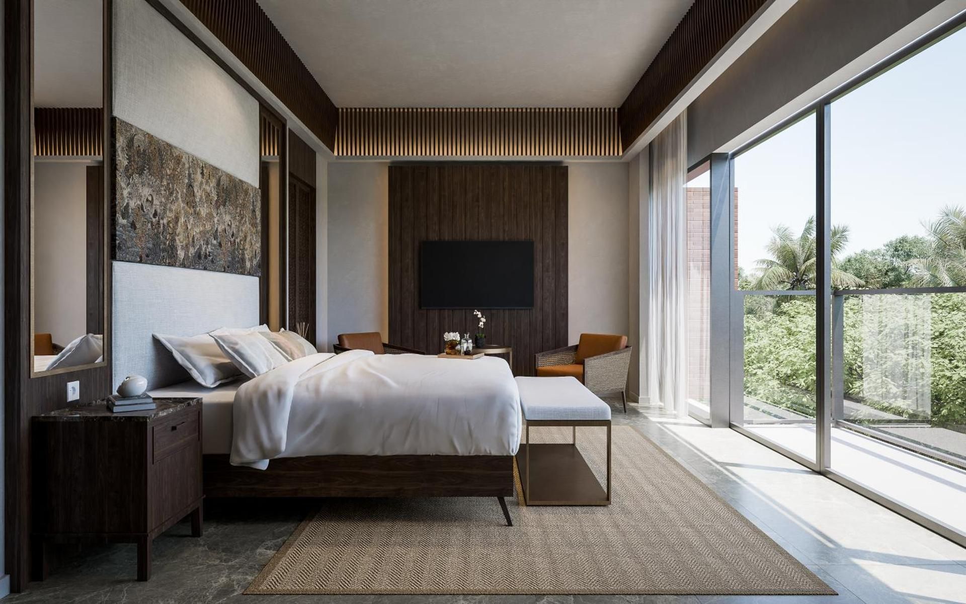 Serenity King Suite with Balcony and Forest View