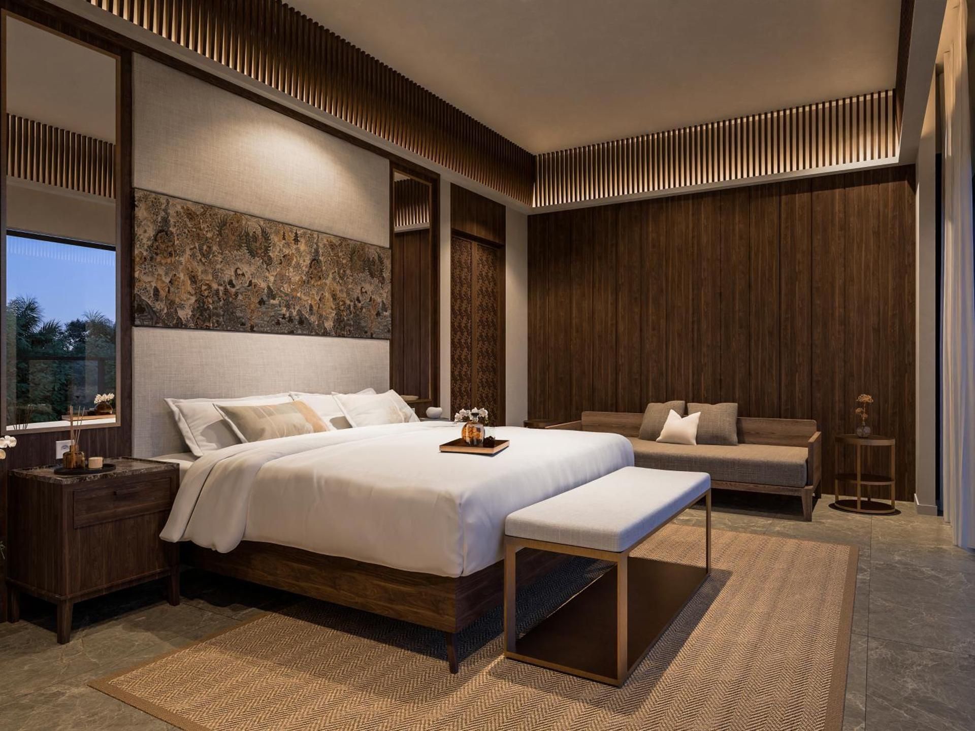 Serenity King Suite with Balcony and Forest View