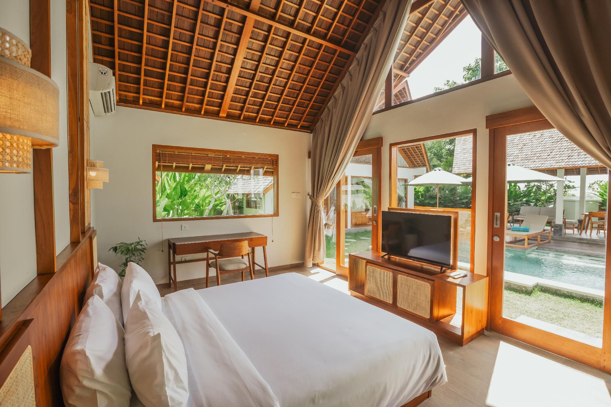 Two-Bedroom Villa with Garden View