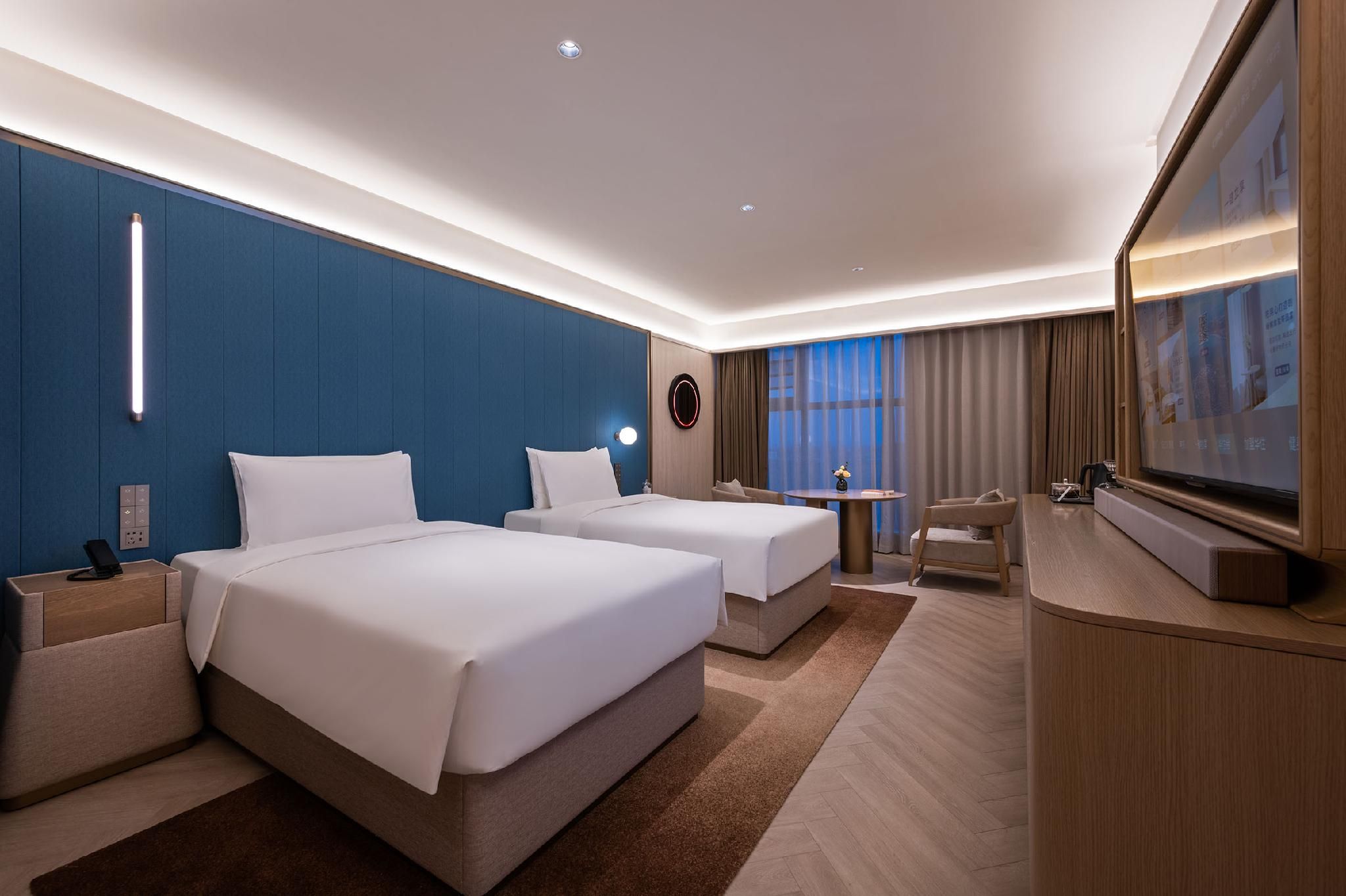 Crystal Orange Hotel Anyang Linzhou Hongqiqu Avenue Huazhu - Superior Twin With View 2