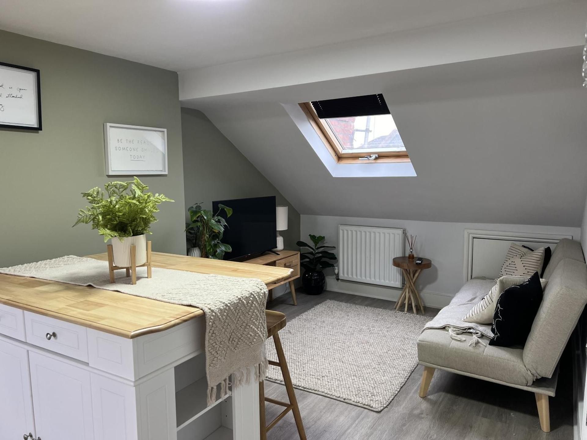 Deluxe One-Bedroom Apartment with City View