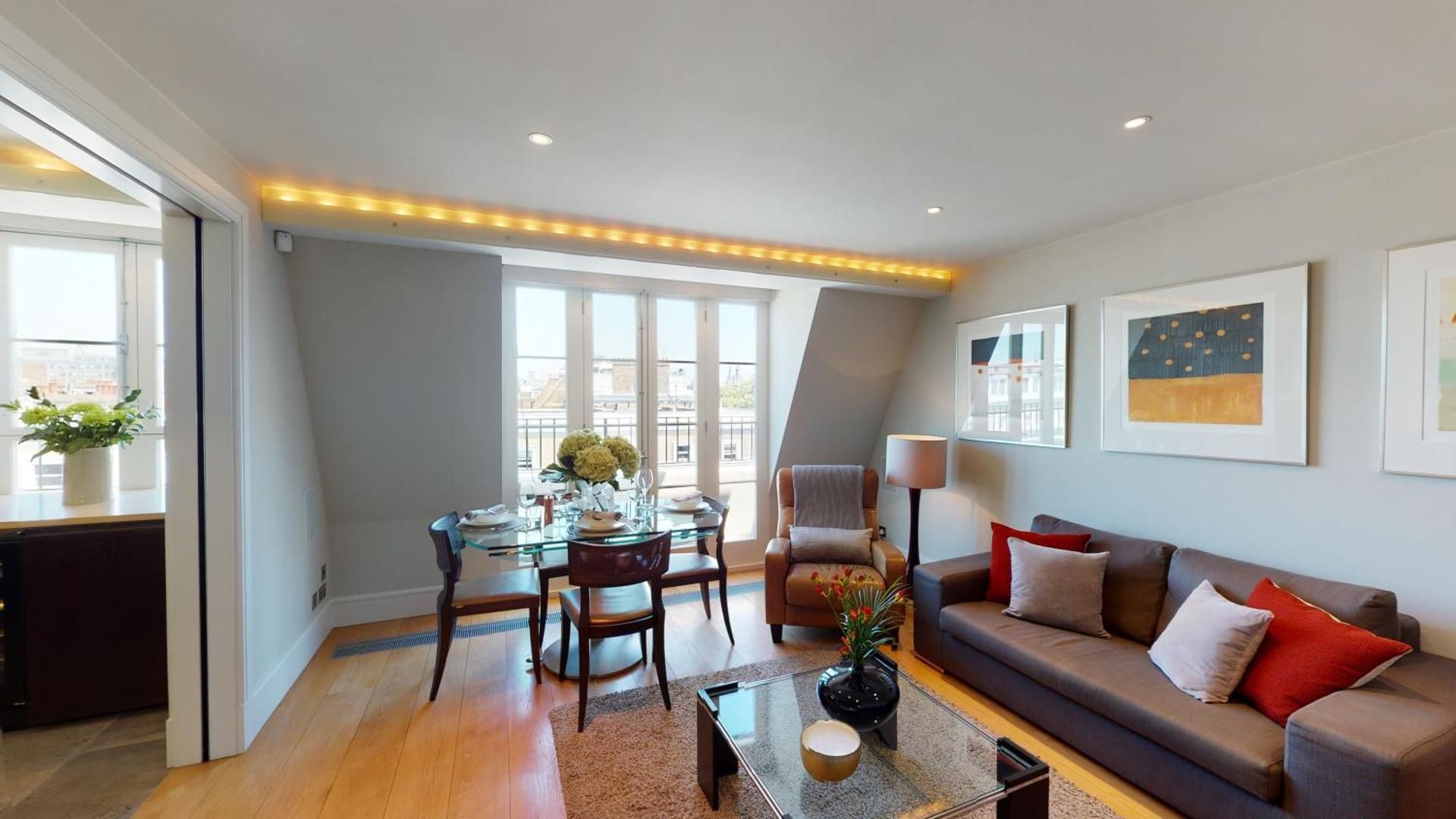 One-Bedroom Apartment with Terrace