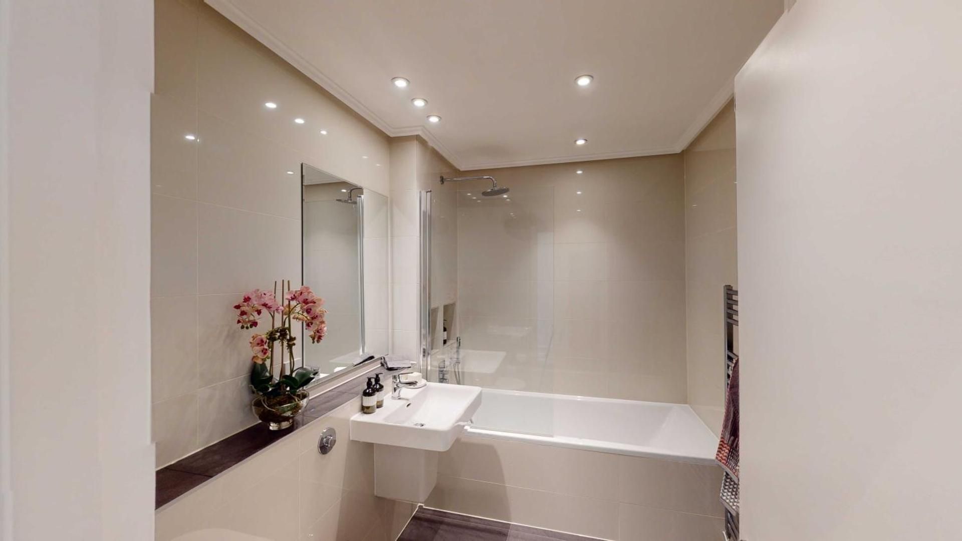 Deluxe One-Bedroom Apartment with Garden View