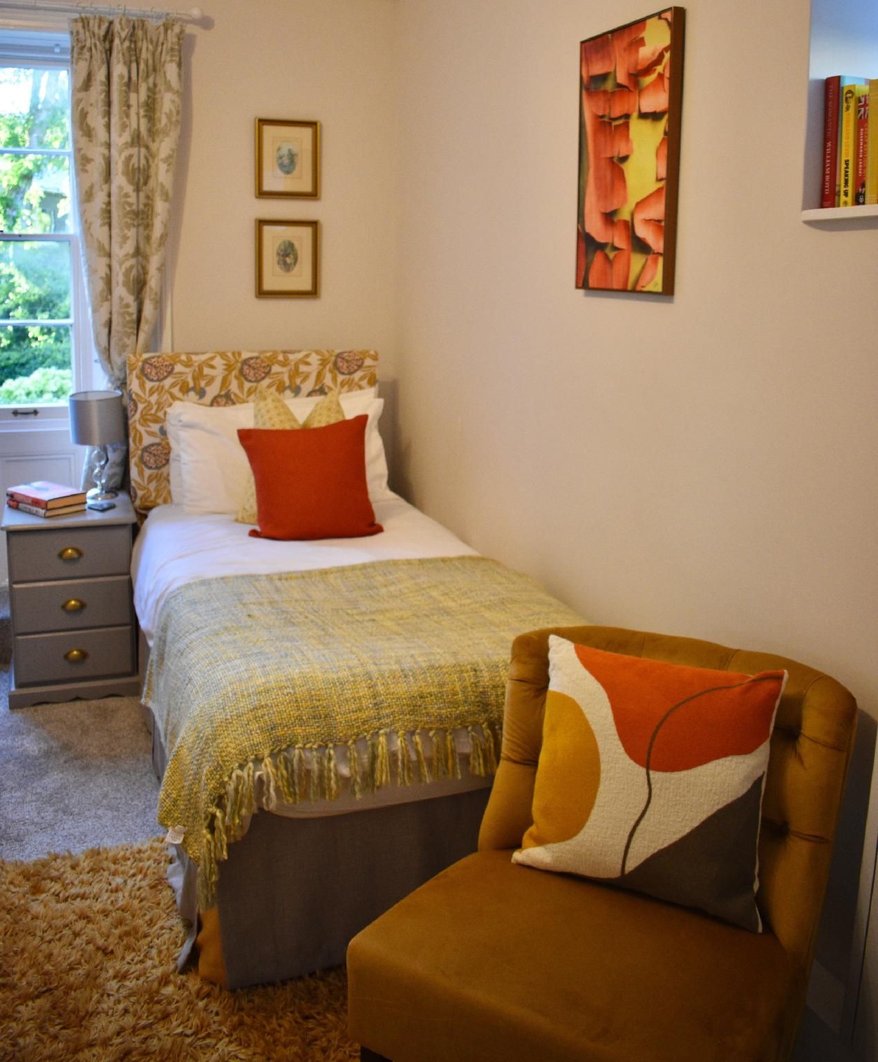 The Jasper Room-Twin Room-Standard-Ensuite With Shower-Garden View