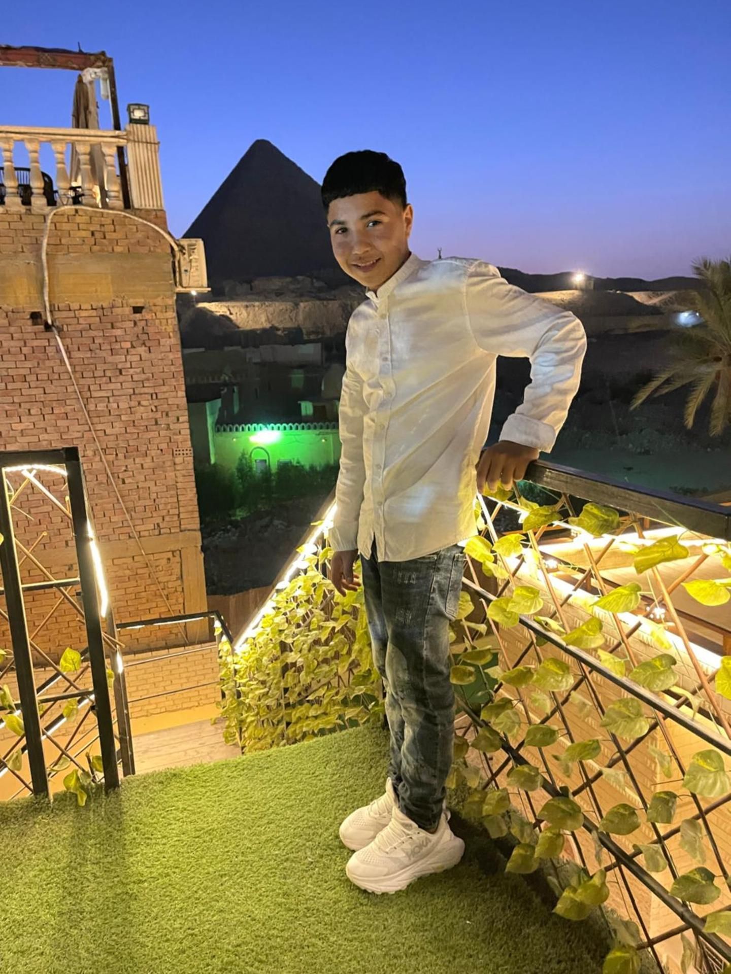 Mohamed Pyramids view