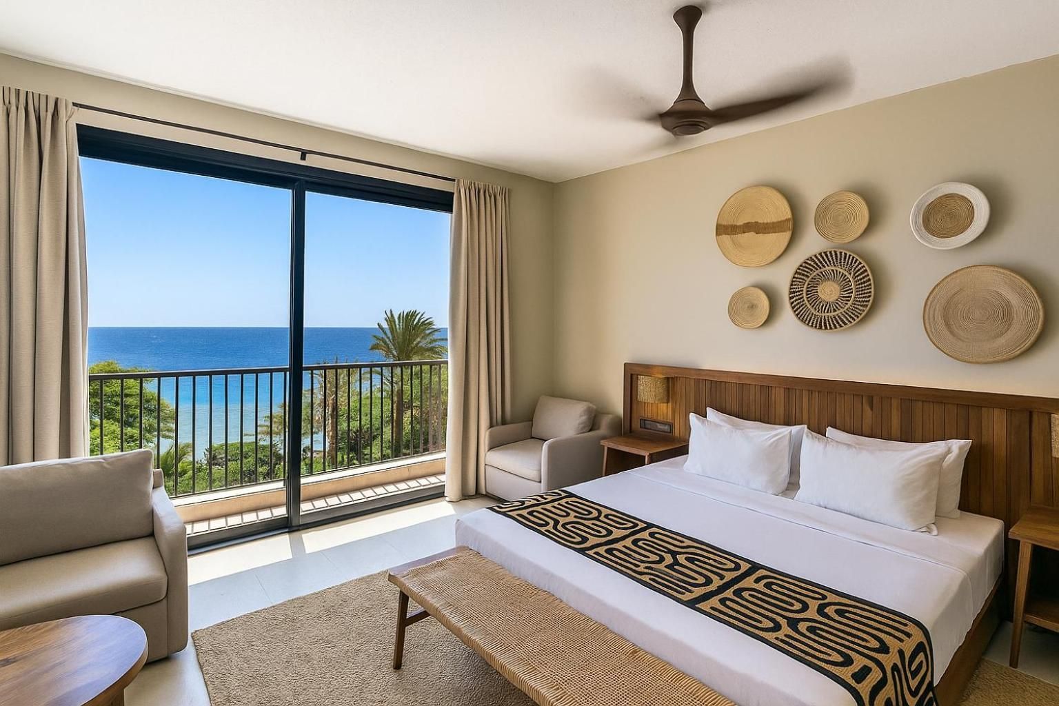 Deluxe, King Bed or Twin beds , Ocean View