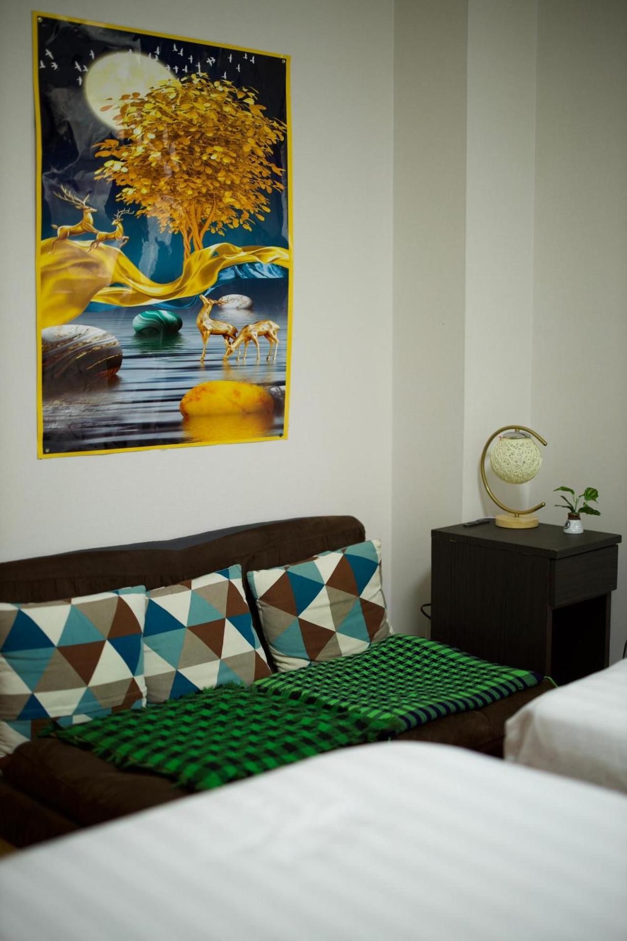 Family Room with Shared Bathroom