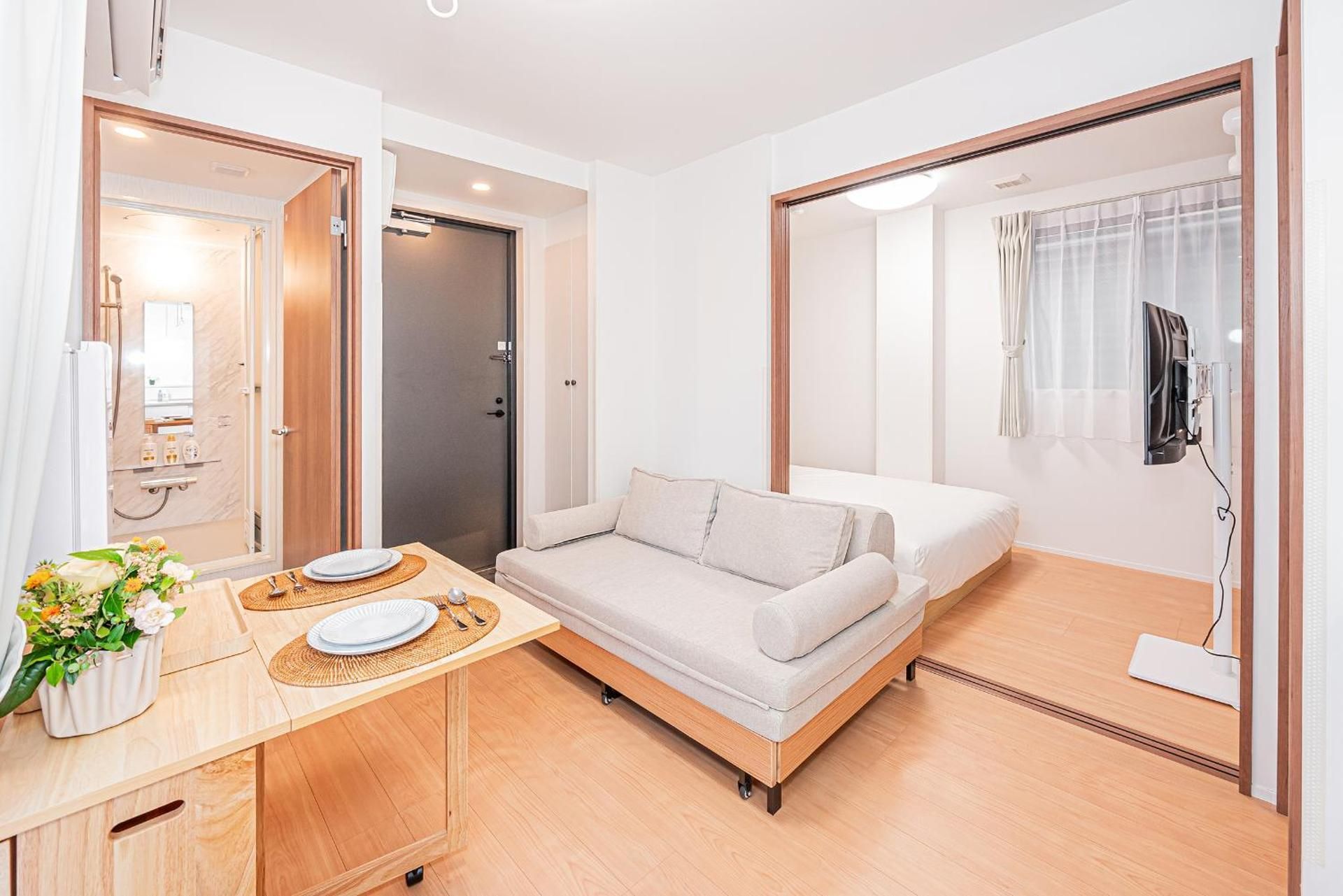 Studio with Balcony