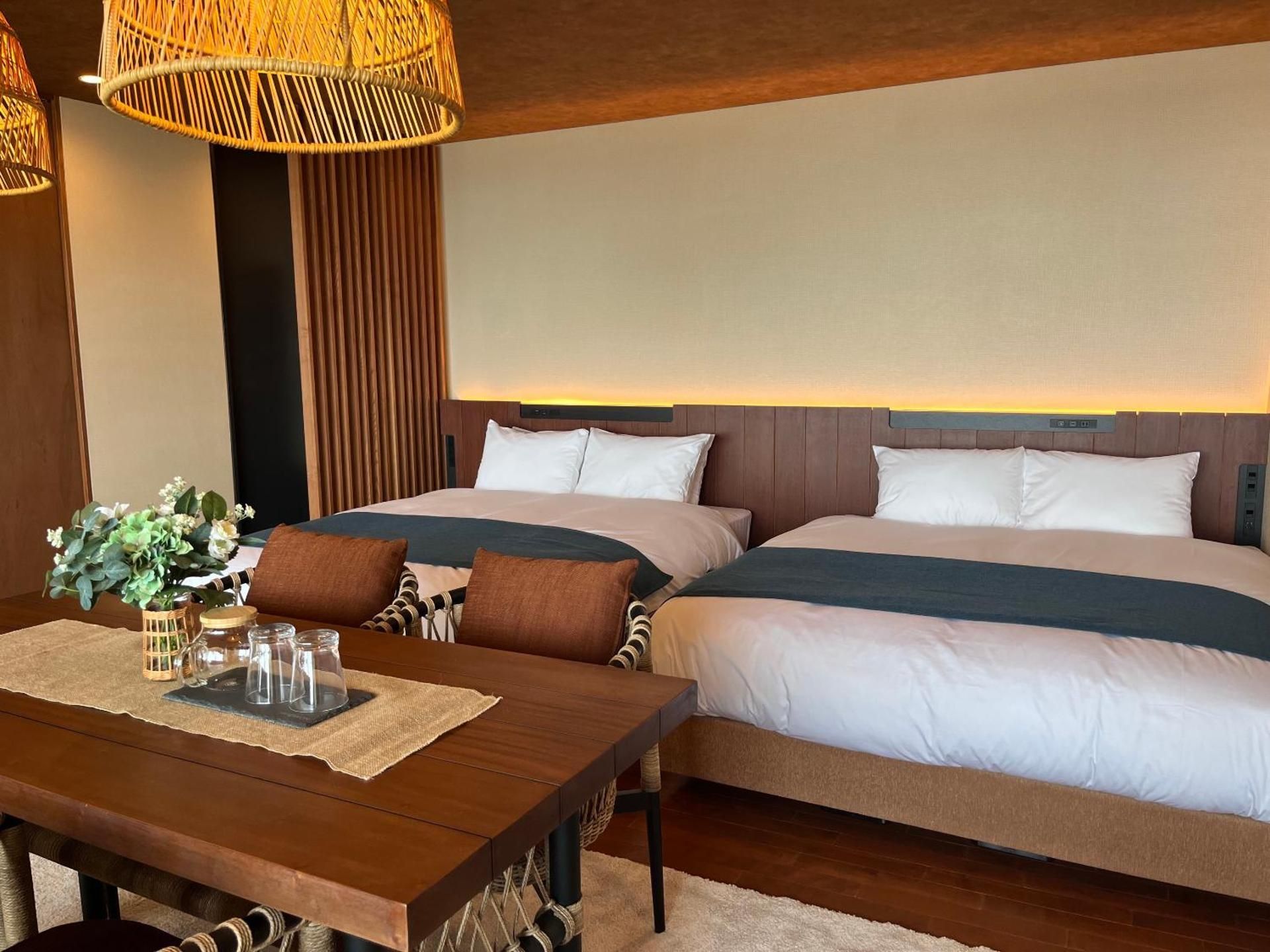 Premium Twin with Open-Air Bath and Sea View