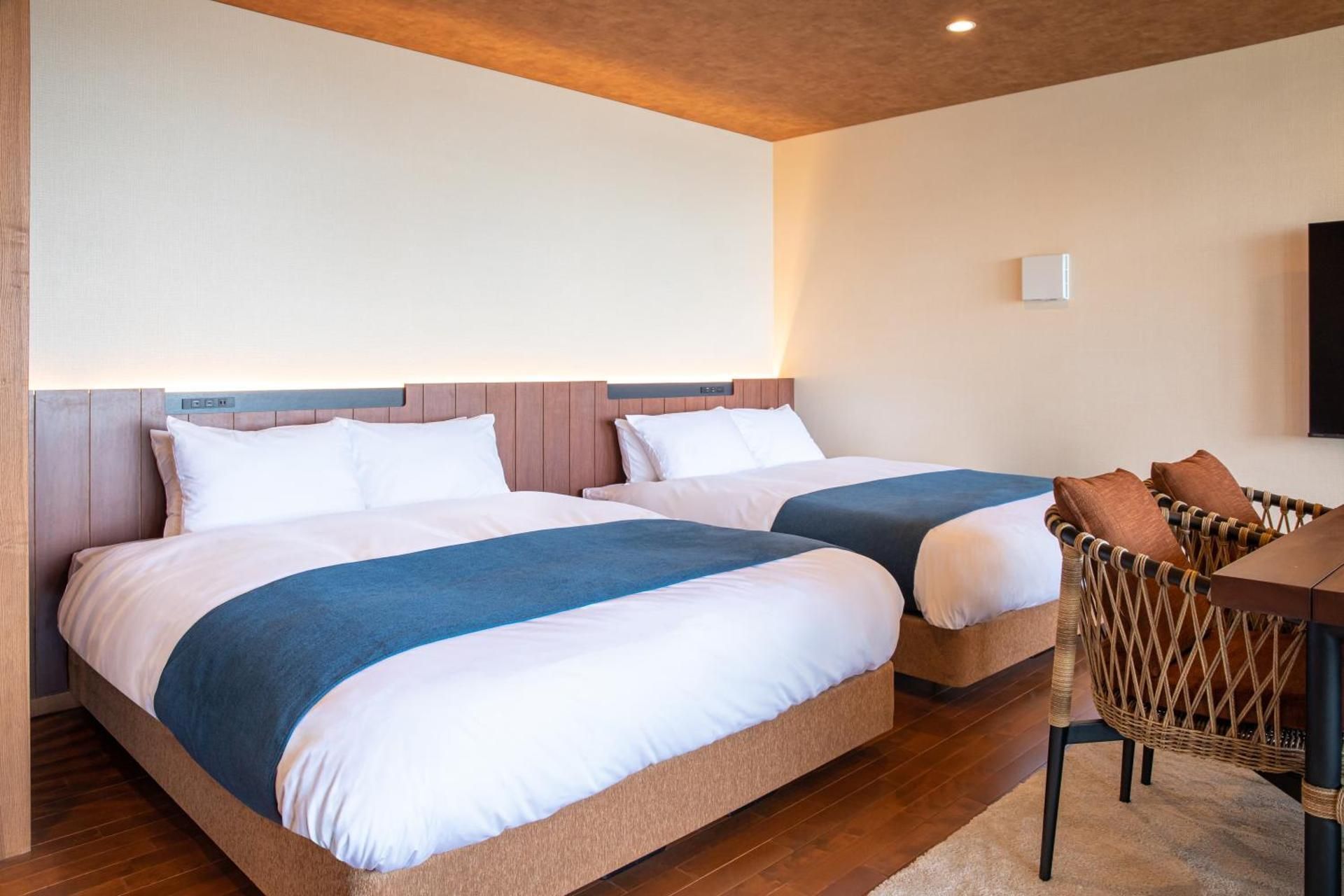 Premium Twin with Open-Air Bath and Sea View