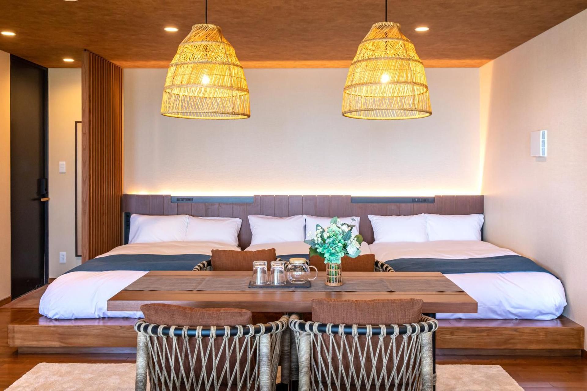 Premium Triple Room with Open-Air Bath and Sea View