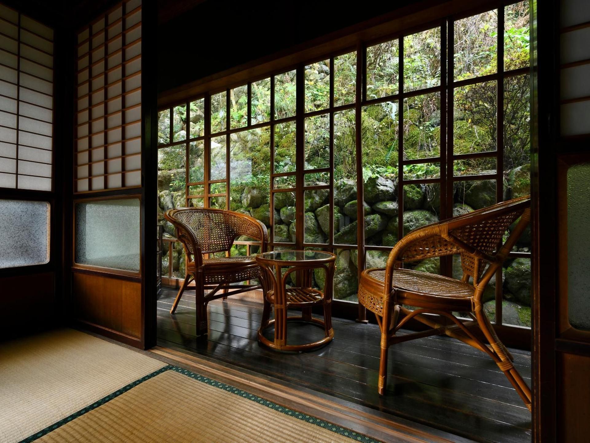 Japanese-Style Room with Garden View