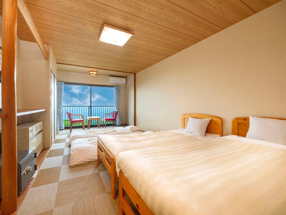 Eco Plan, Japanese Style Room 10 Tatami with 2 Beds, Housekeeping is Optional with Additional Cost