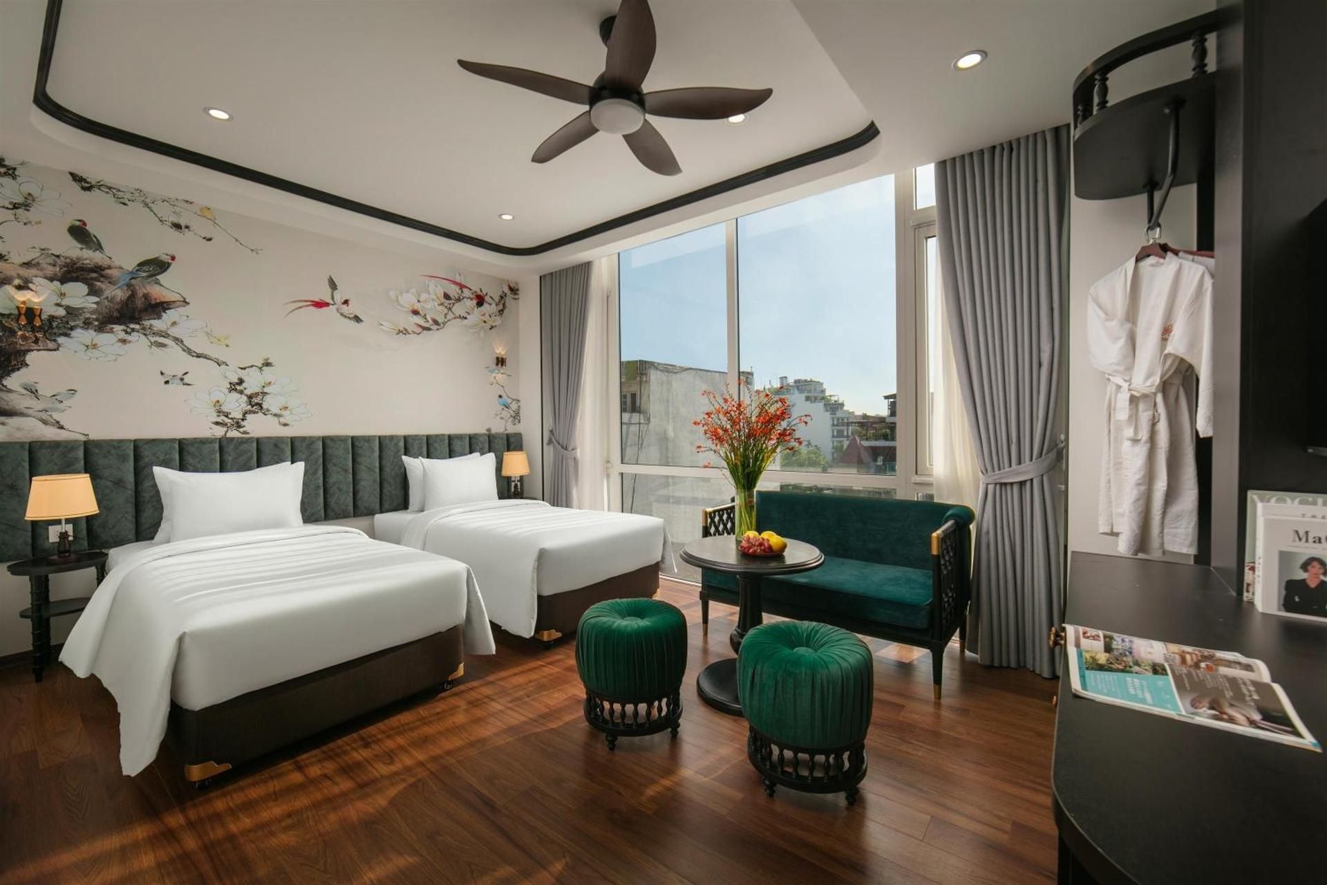 Twin Room with City View