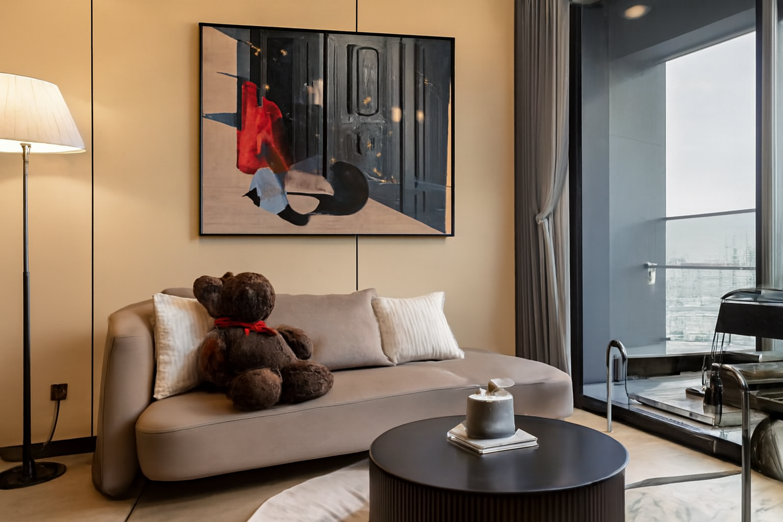 Three Bedroom Apartment with Balcony