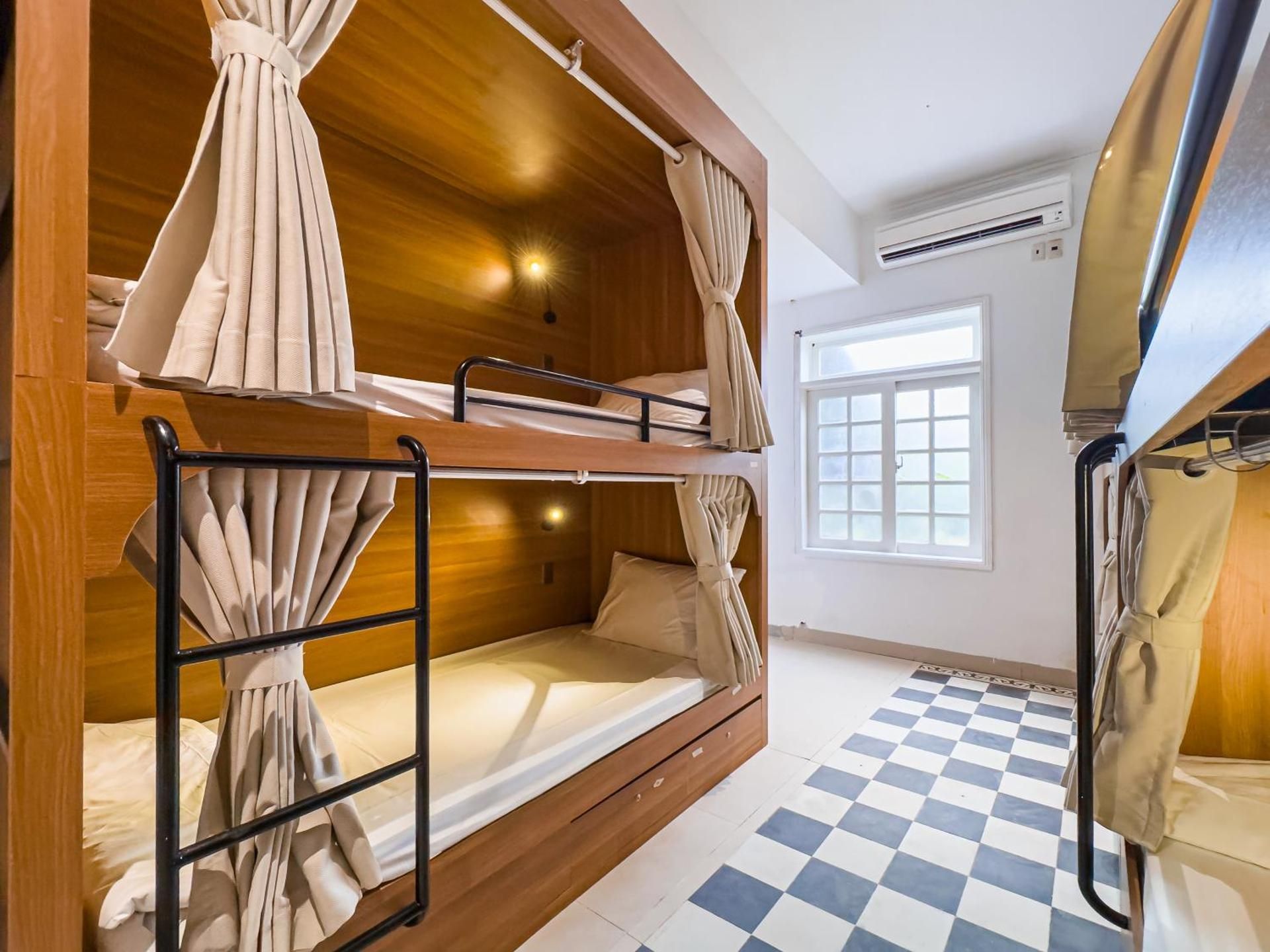 Bunk Bed in a Mixed Dormitory