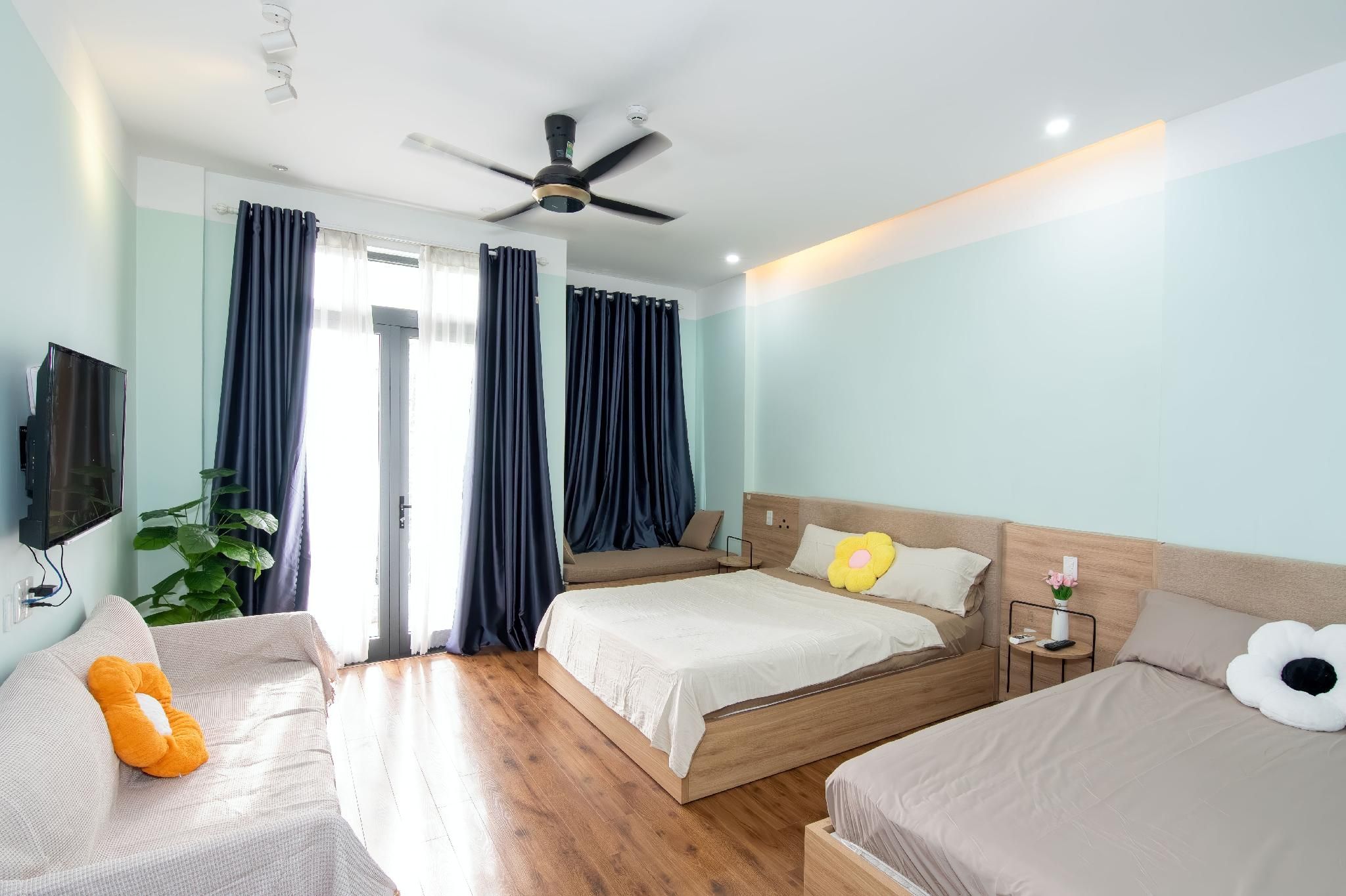 Studio with Balcony City View