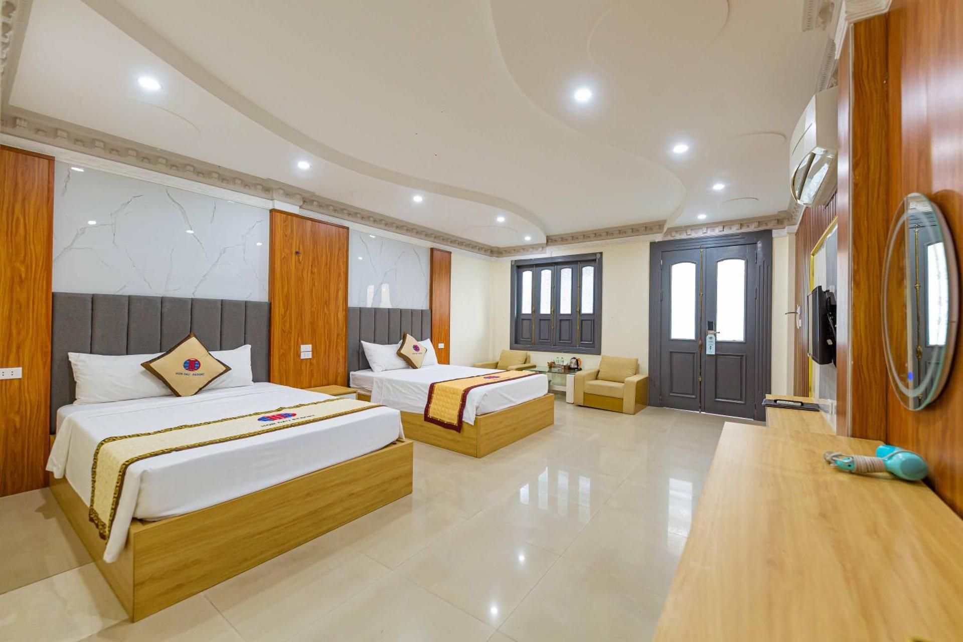 Hon Dau Resort Deluxe cottage garden view