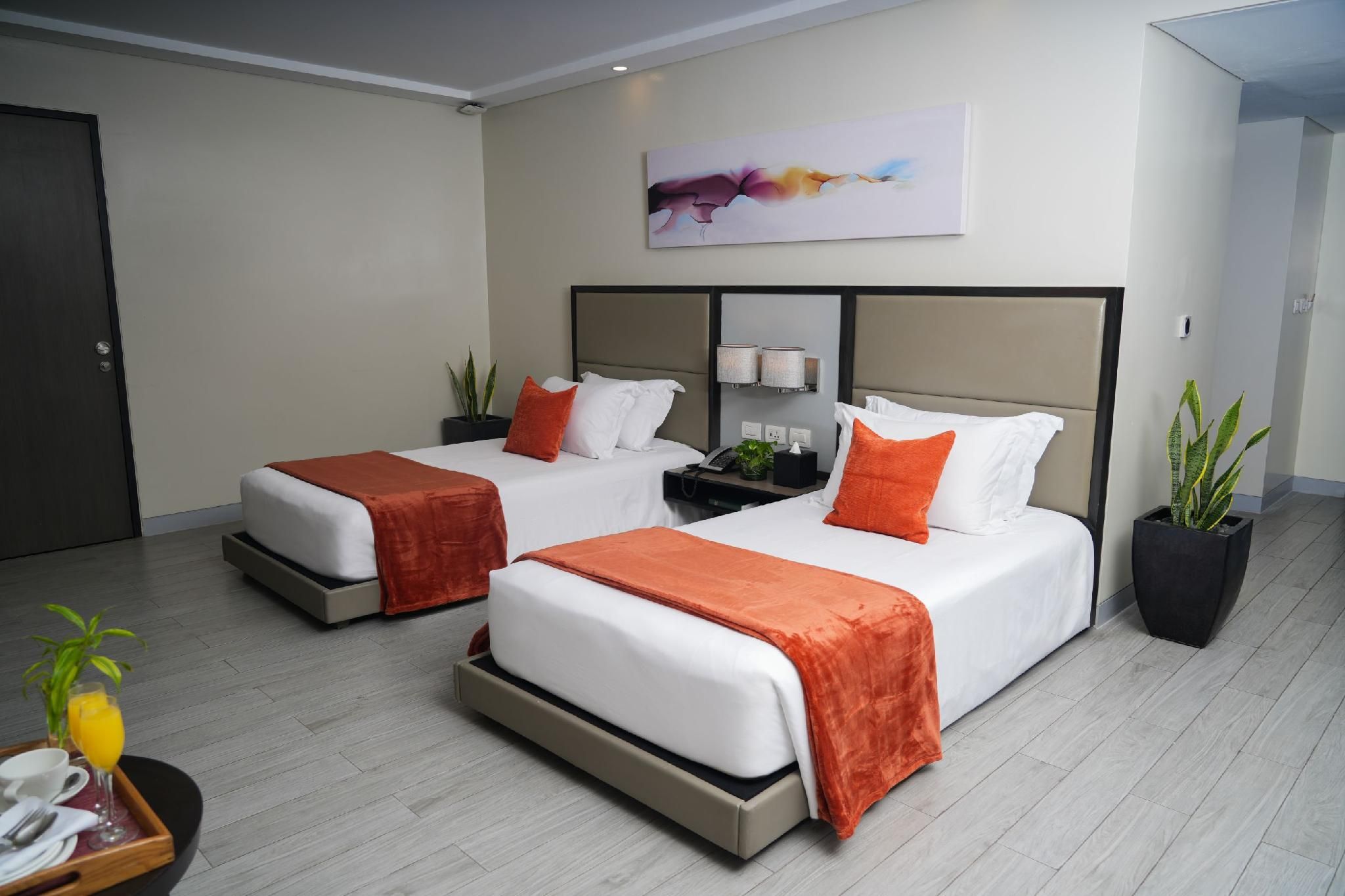Twin Beds with Extra Space
