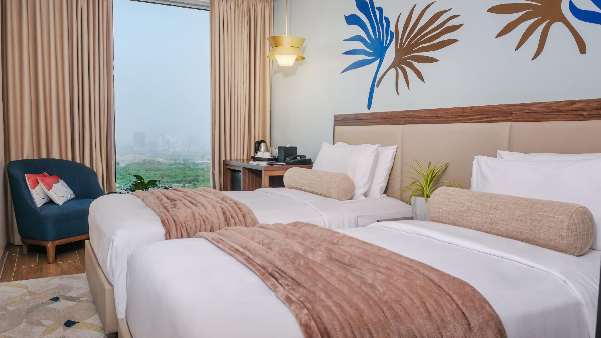 City Getaway in the Heart of Entertainment City 2 Beds with City View