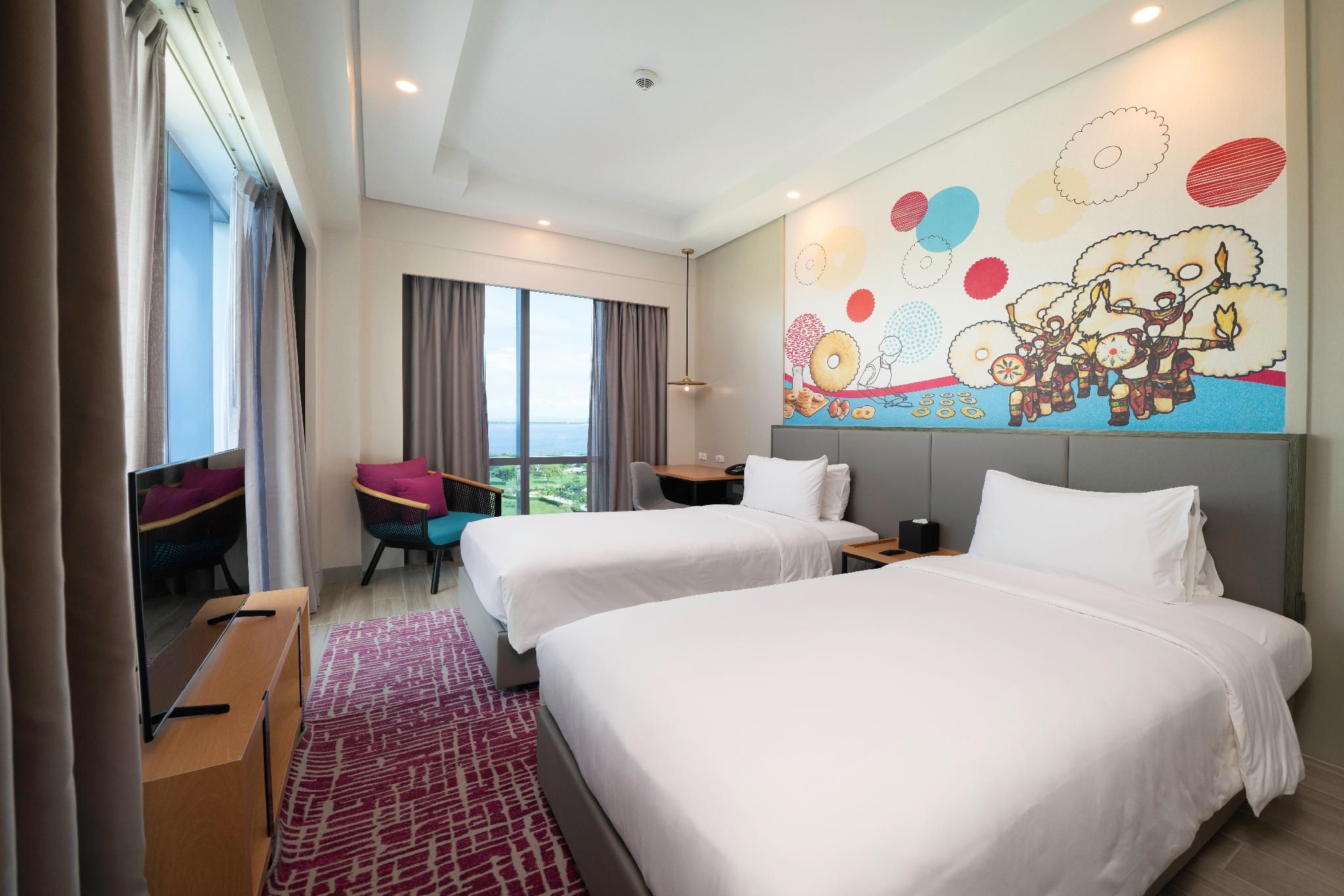 Corner Room with View 2 Beds