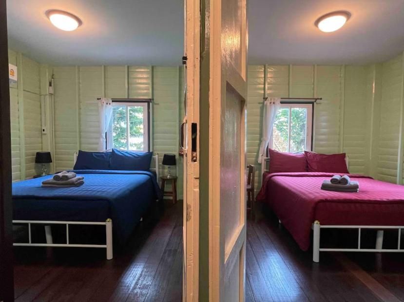 Lamduan house whole House - 3BR - Experience temple and canal life Queen Room 2