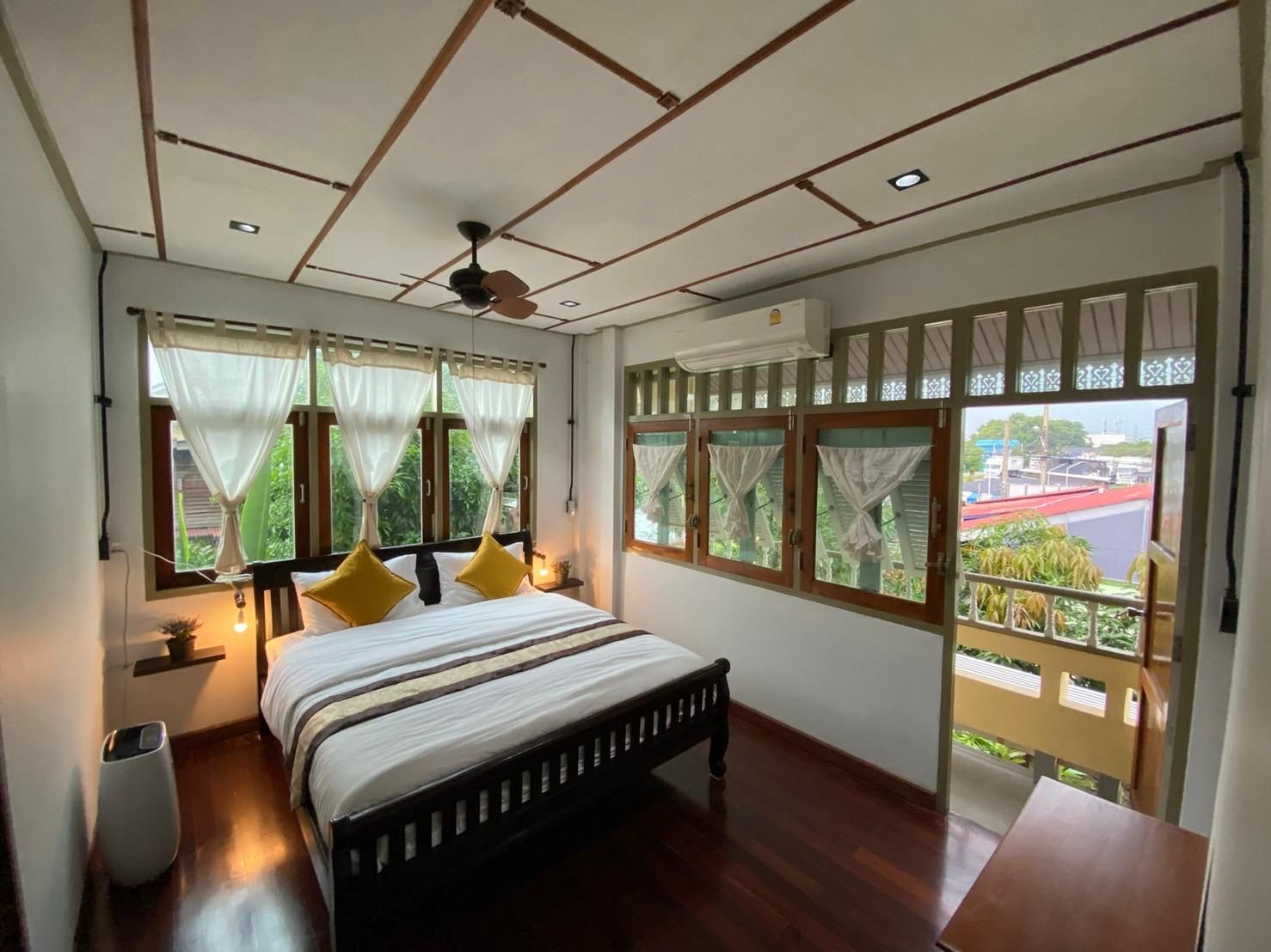 Garden View Double Room with Private External Bathroom and Terrace