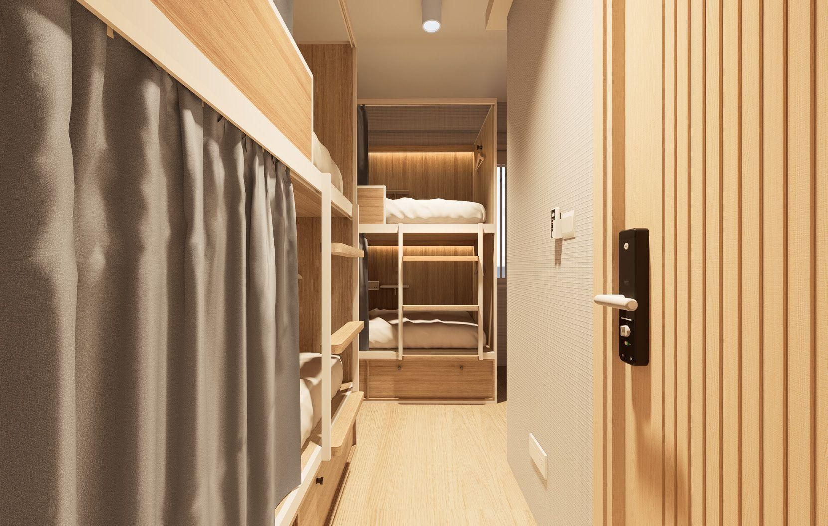 4 Bed Female Dormitory Room