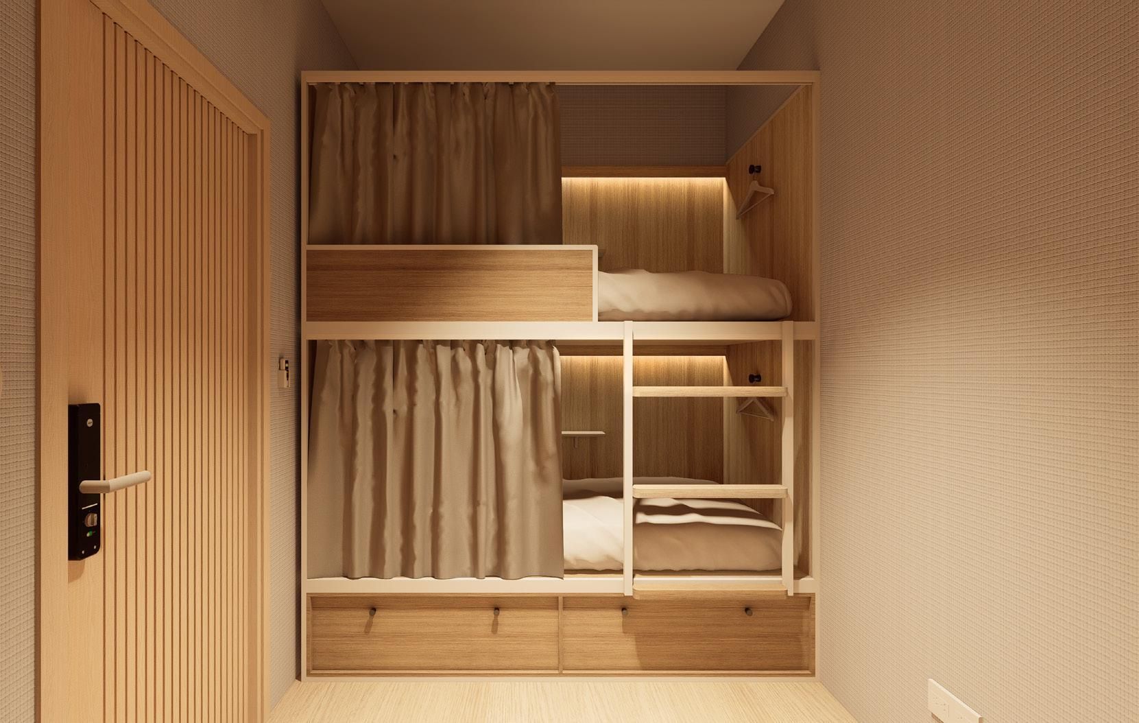 2 Bed Private Dorm