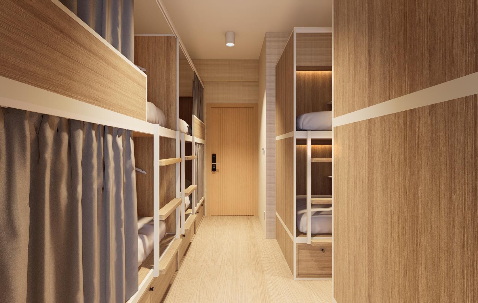 Female Dormitory Room For 8