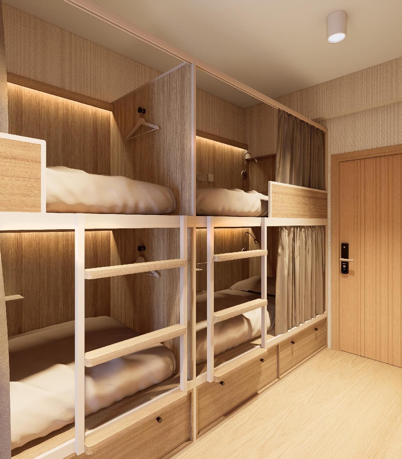 Female Dormitory Room For 8