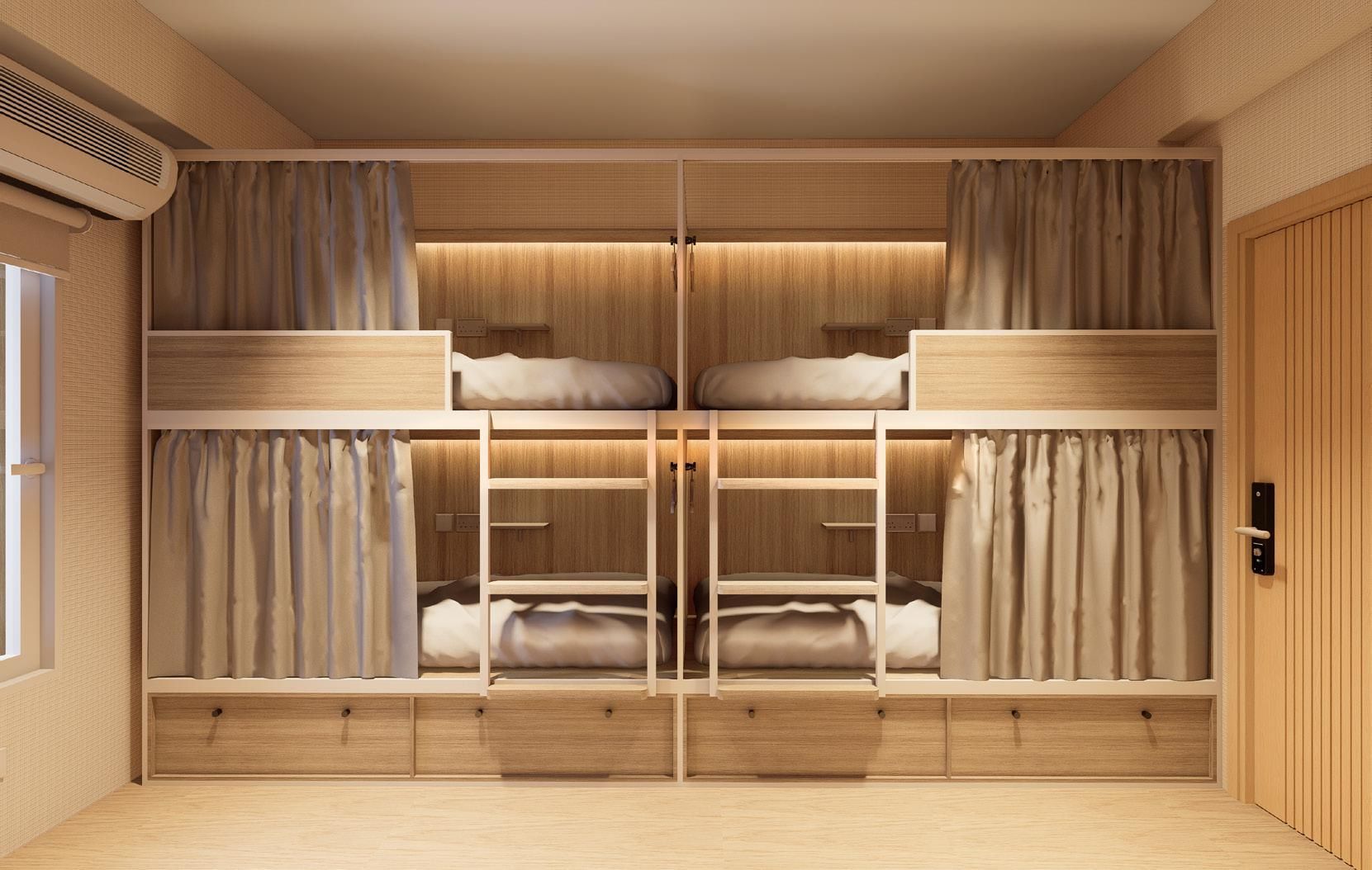 4 Bed Private Dorm