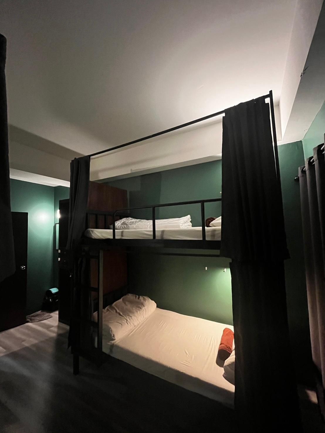 Bunk Bed in a Mixed Dormitory