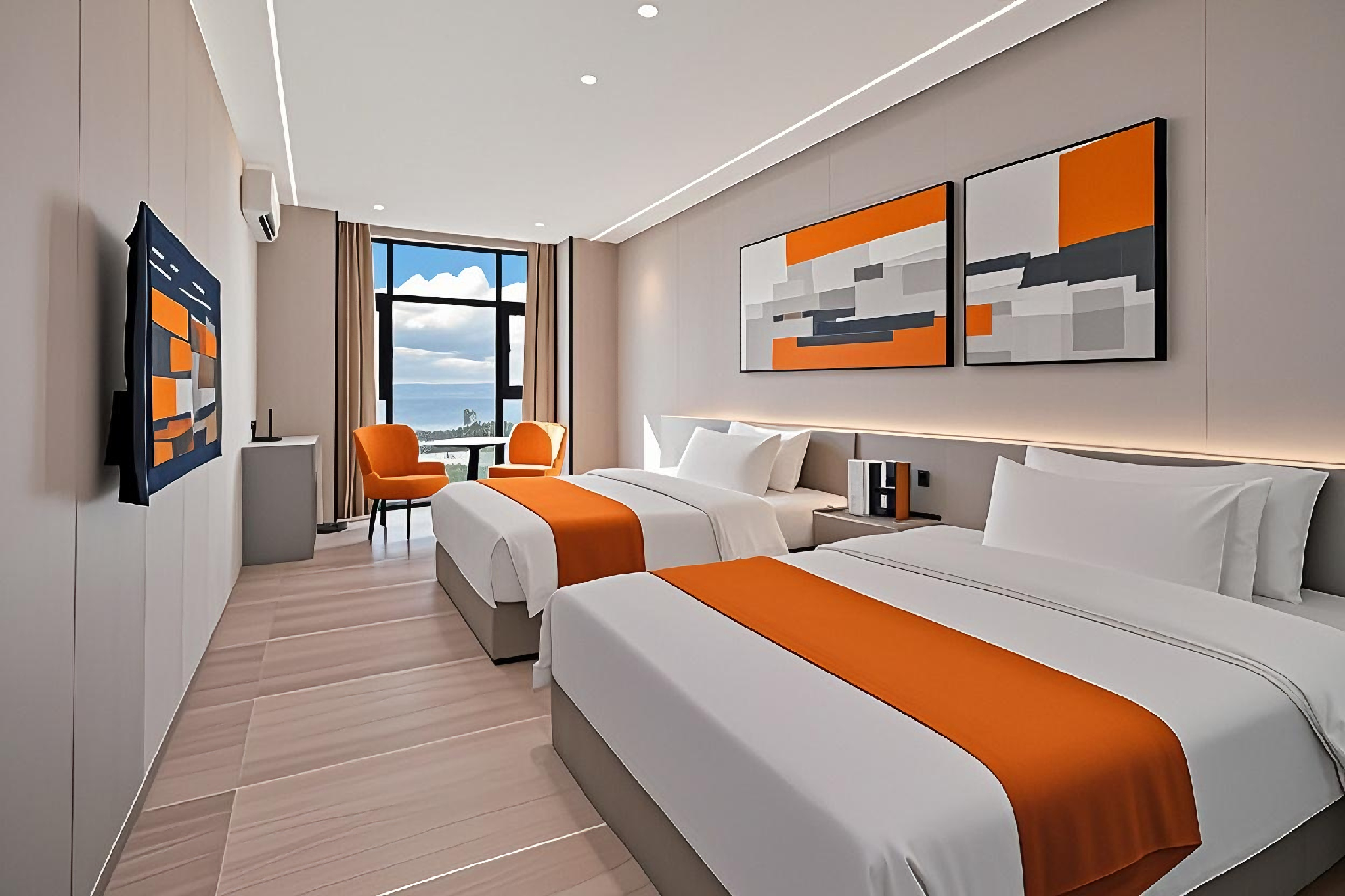 SUN Twin - 2 Single Beds