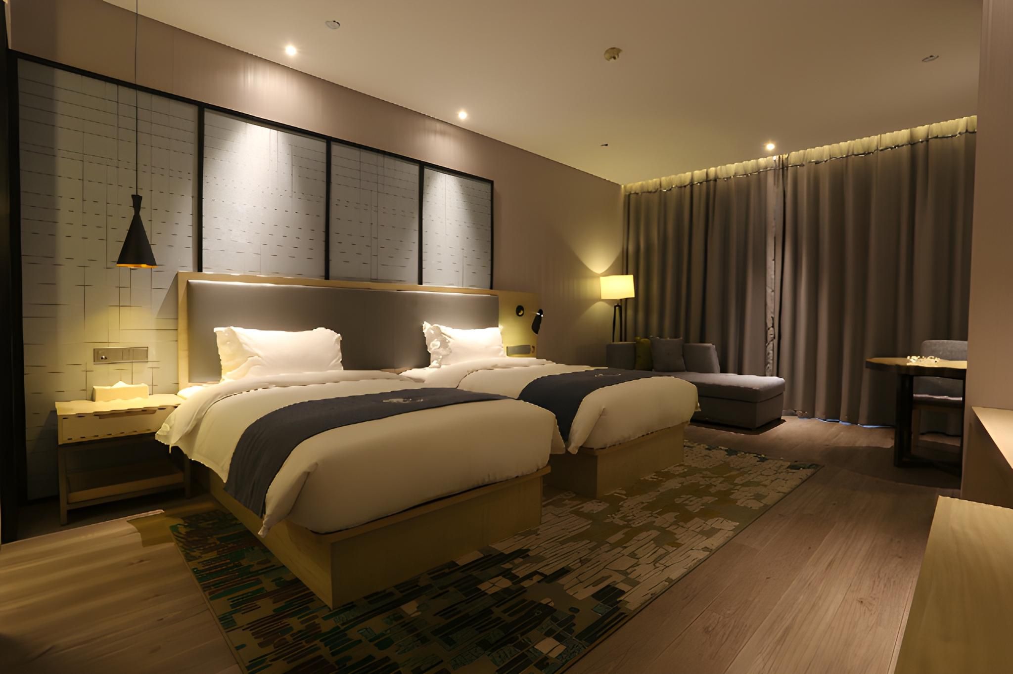 Echarm Hotel Wuhan Jiangxia Zhongbai Plaza Dossen - Deluxe Twin