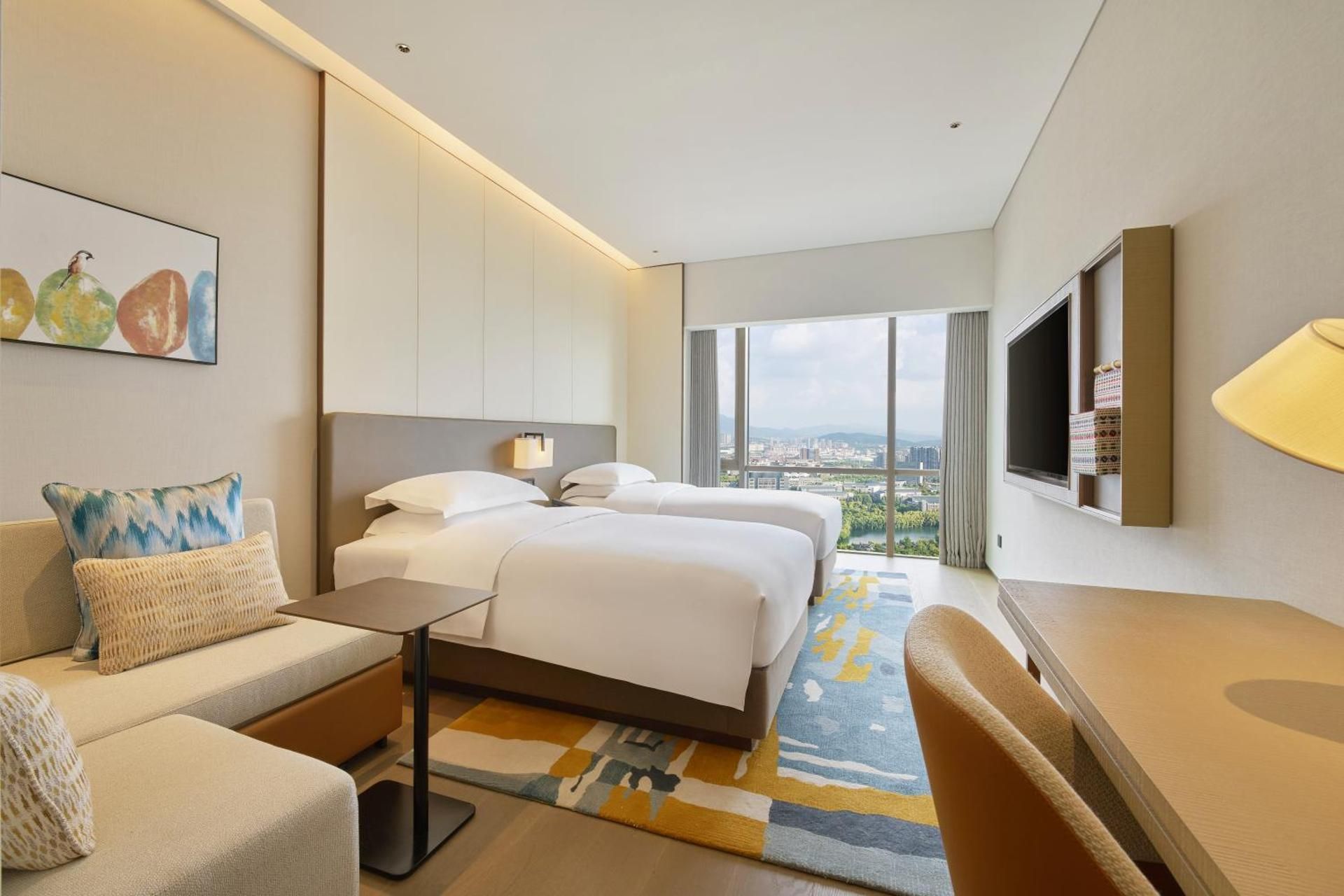 Twin Room with Two Twin Beds and Sofa Bed