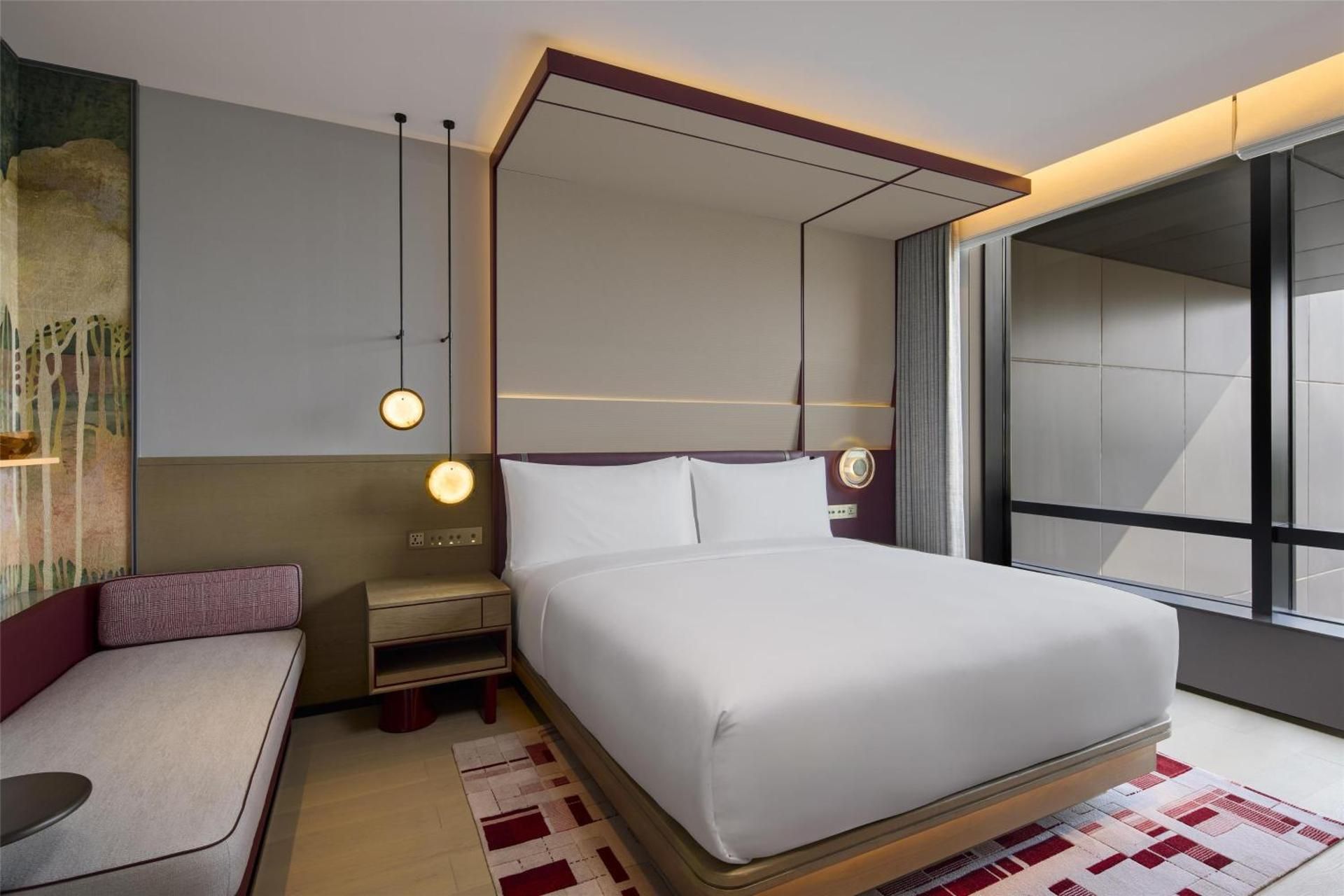 King Duplex Suite with Courtyard View