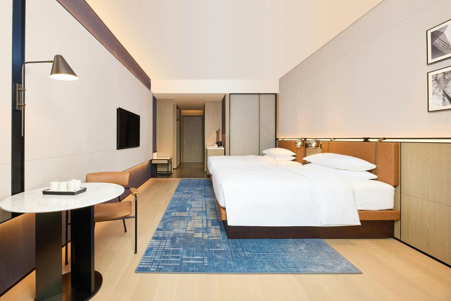 Superior Double Room with Two Double Beds and City View