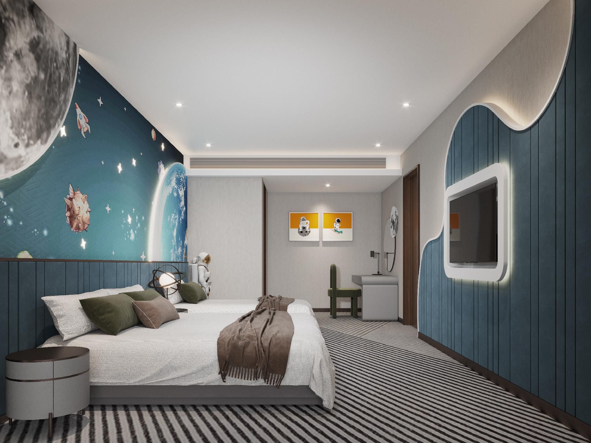 Premium Suite, Family room, 2 Twin