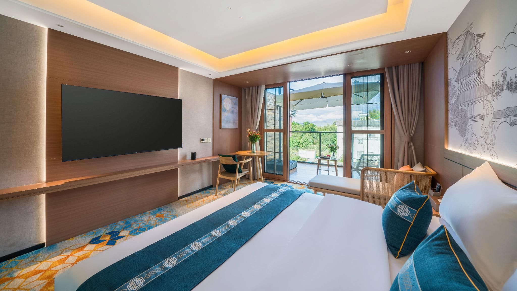 Terrace View Double Room with Queen Bed