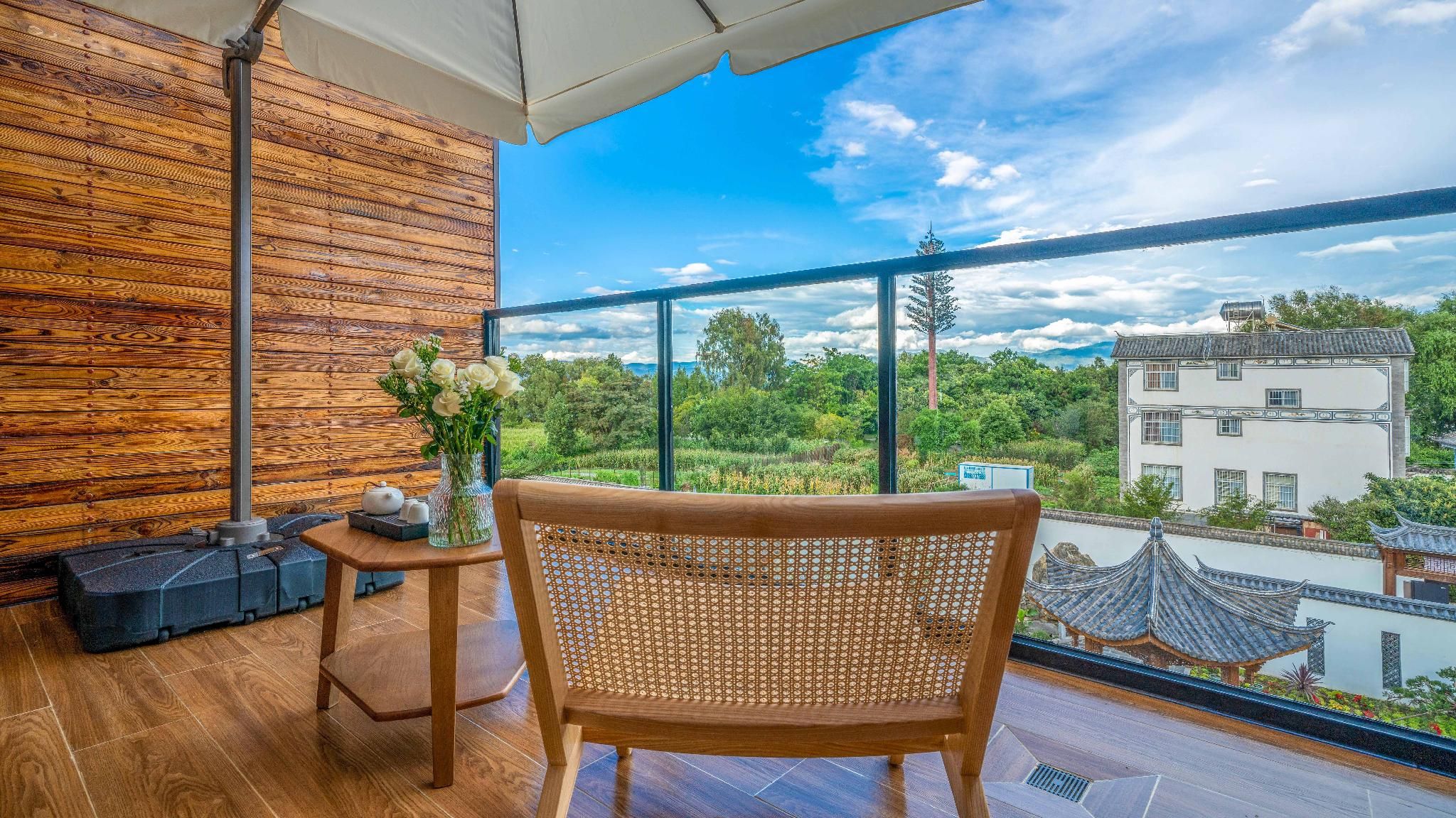 Terrace View Double Room with Queen Bed